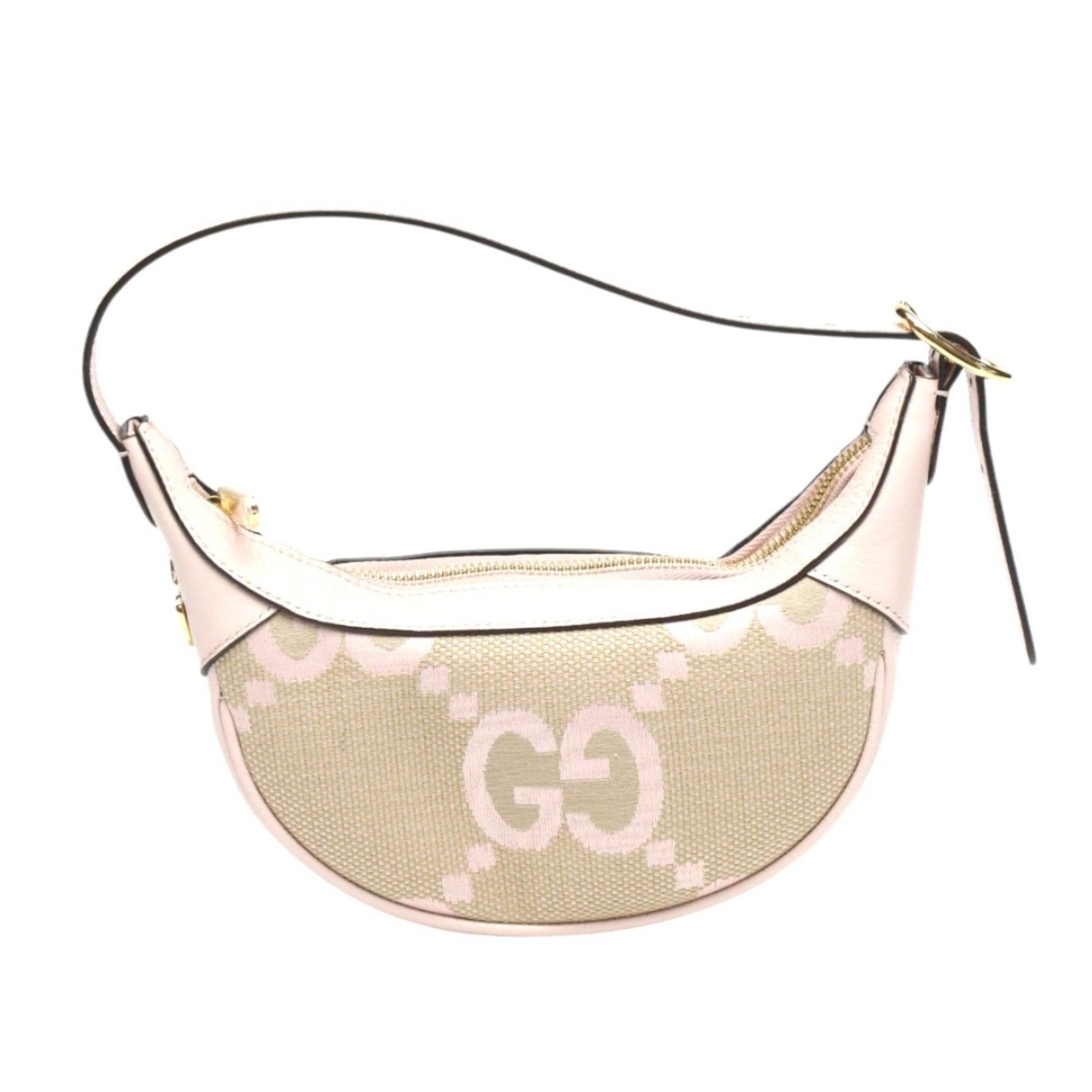 Gucci GUCCI Handbag Ophidia Jumbo GG Bag Canvas ?658551 Pink Size ONE SIZE - 2 Thumbnail