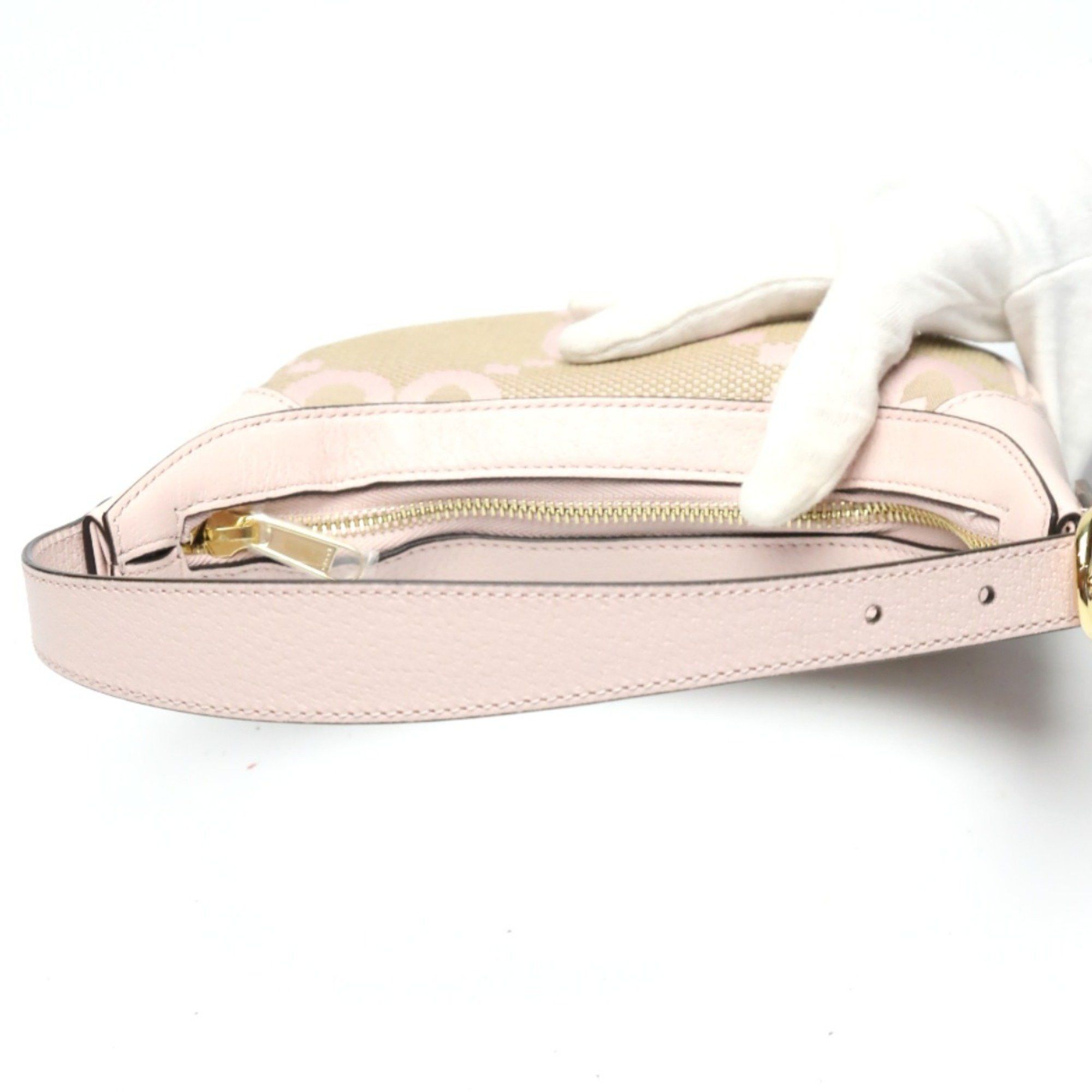 Gucci GUCCI Handbag Ophidia Jumbo GG Bag Canvas ?658551 Pink Size ONE SIZE - 9 Thumbnail