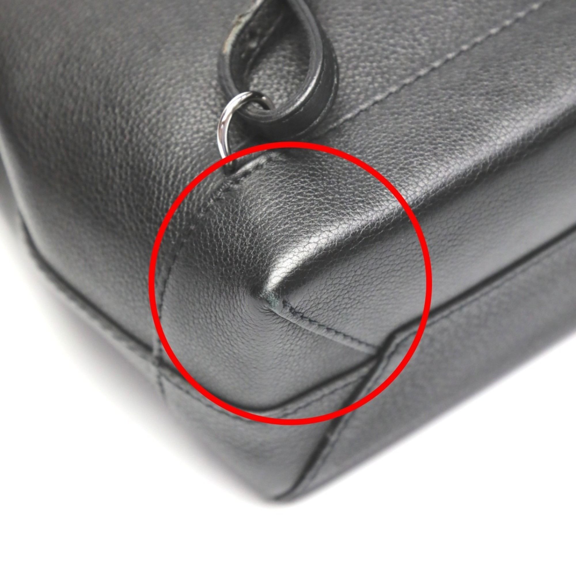 Louis Vuitton Louis Vuitton Backpack/Daypack Lock Me Bag Taurillon Leather M54573 Noir LV Size ONE SIZE - 8 Thumbnail