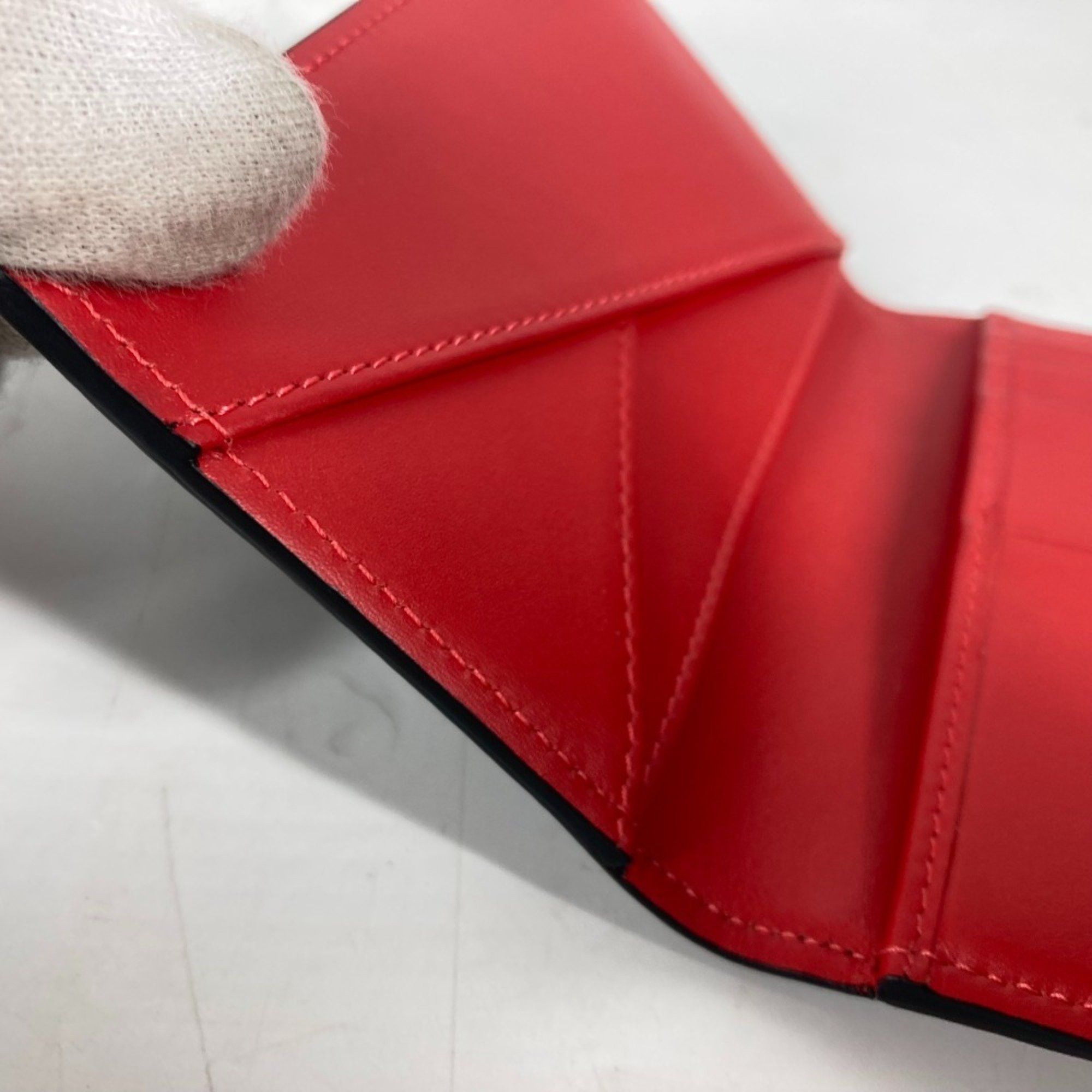 Christian Louboutin Christian Louboutin Business Card Holder Pass Case CL Bi-fold Holder/Card Leather Men's Black Size ONE SIZE - 13 Thumbnail