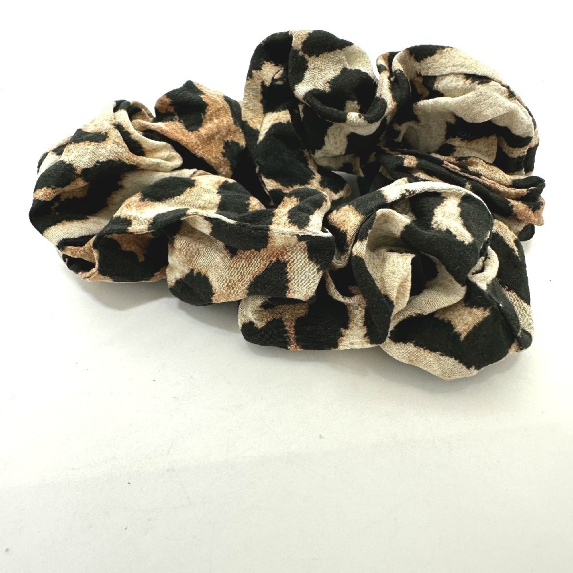 Dolce & Gabbana Dolce & Gabbana DOLCE&GABBANA Leopard Hair Tie Scrunchie Nylon Women's Brown Size ONE SIZE - 4 Thumbnail