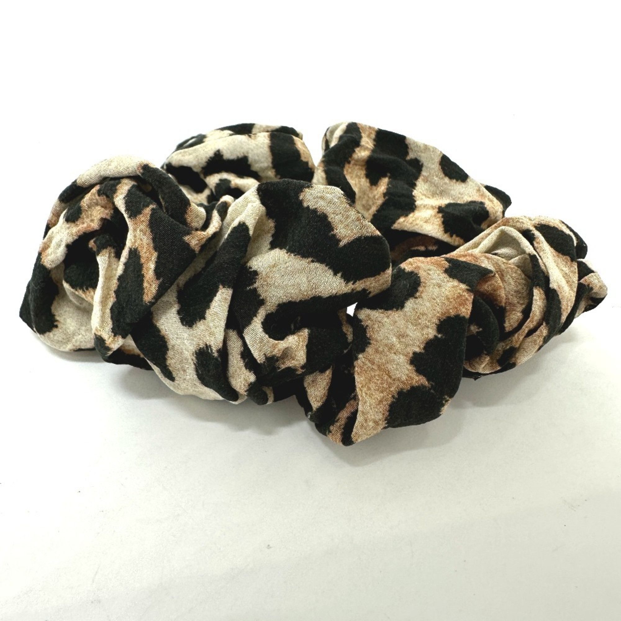 Dolce & Gabbana Dolce & Gabbana DOLCE&GABBANA Leopard Hair Tie Scrunchie Nylon Women's Brown Size ONE SIZE - 3 Thumbnail
