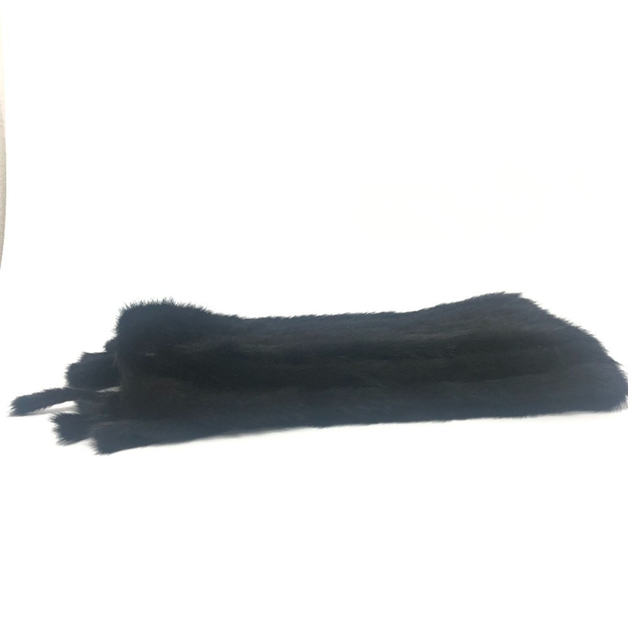 Dolce & Gabbana DOLCE&GABBANA Dolce & Gabbana Scarf Shawl Mink Women's Black Similar Size ONE SIZE - 3 Thumbnail
