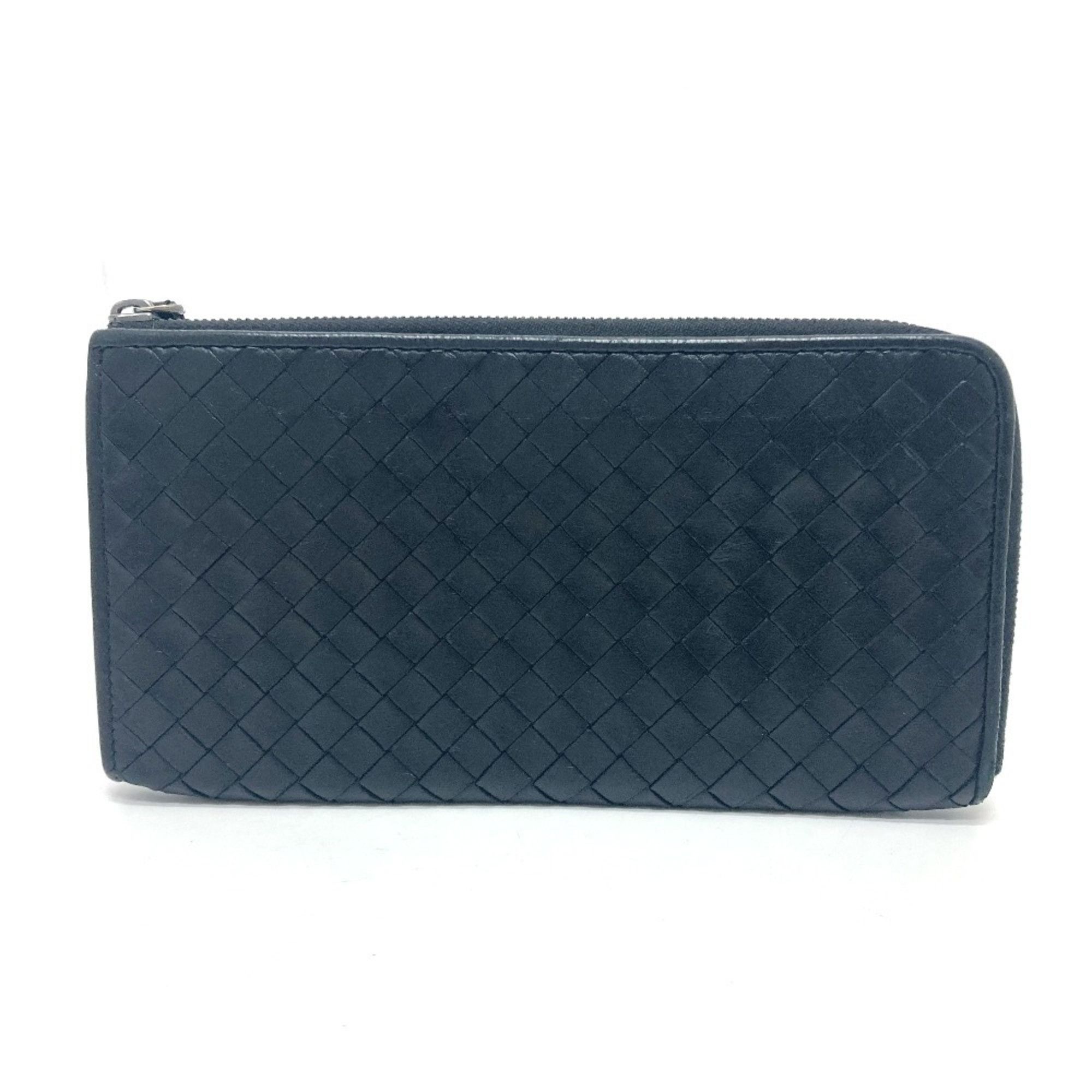 Bottega Veneta BOTTEGA VENETA 114076 Intrecciato Long Wallet L-Shaped Leather Men's Black Size ONE SIZE - 16 Thumbnail