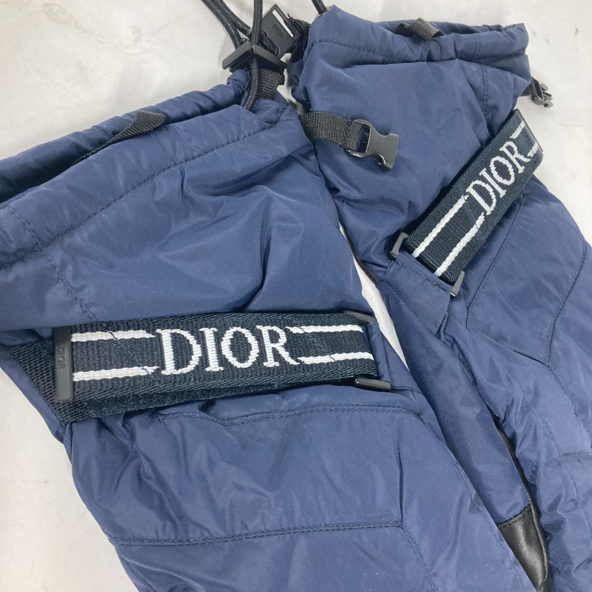 Dior Christian Dior Dior 113C901A0459 Snowboard Ski Gloves Polyamide Men's Navy Size ONE SIZE - 3 Thumbnail