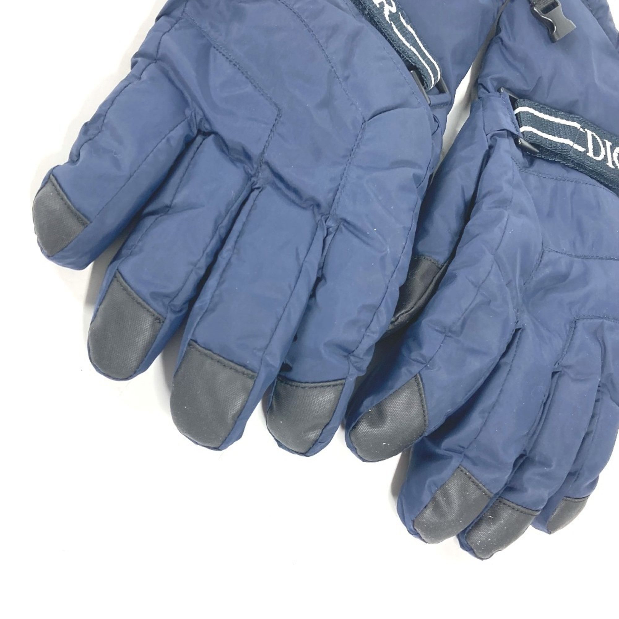 Dior Christian Dior Dior 113C901A0459 Snowboard Ski Gloves Polyamide Men's Navy Size ONE SIZE - 5 Thumbnail