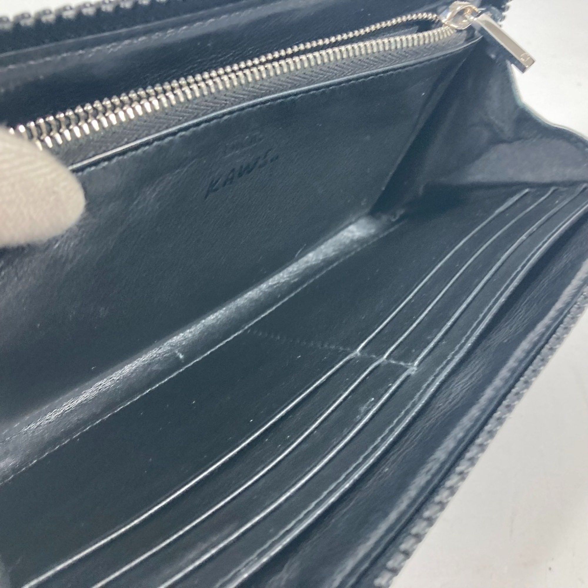 Dior Christian Dior Dior KAWS collaboration round long wallet nylon men's black Size ONE SIZE - 8 Thumbnail