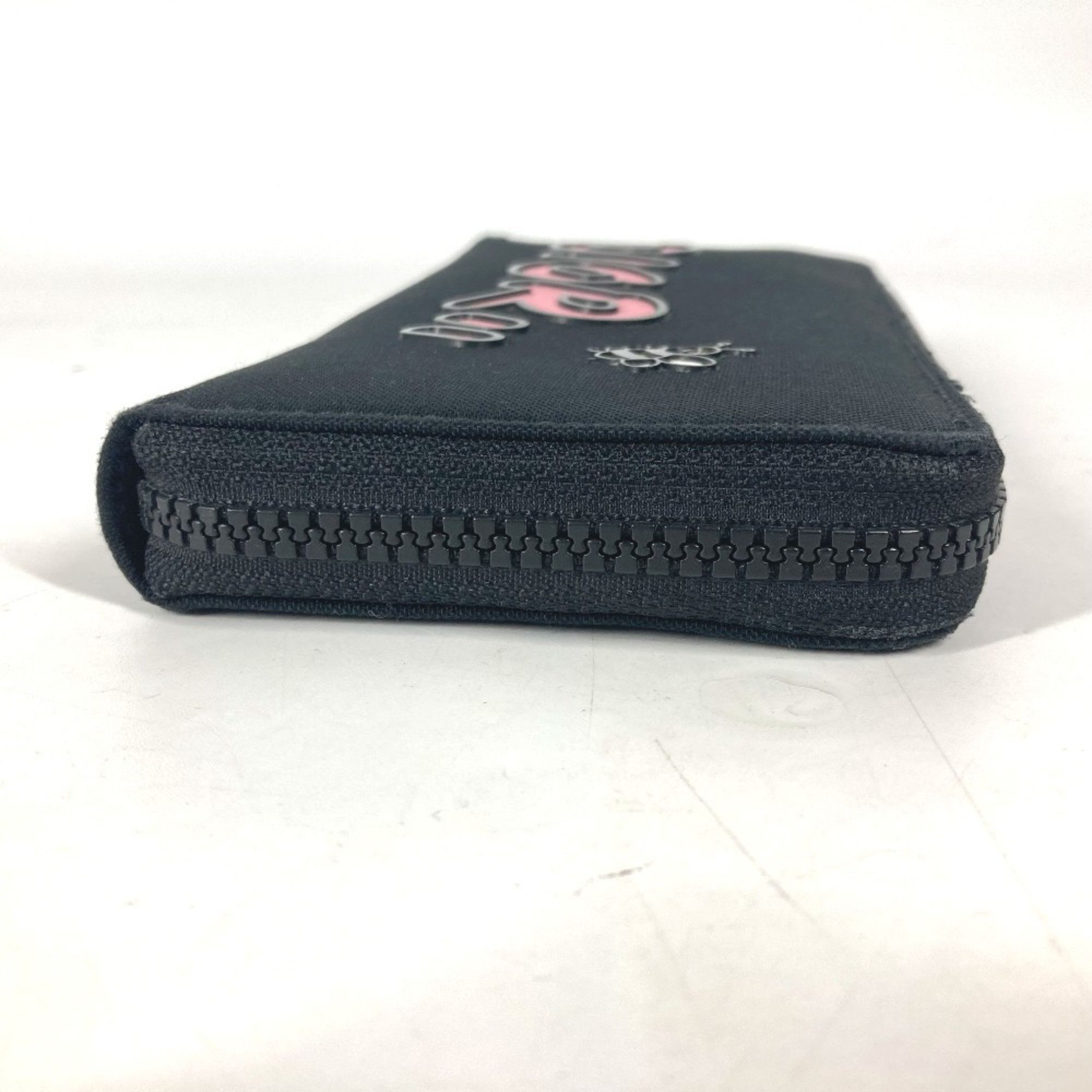 Dior Christian Dior Dior KAWS collaboration round long wallet nylon men's black Size ONE SIZE - 3 Thumbnail