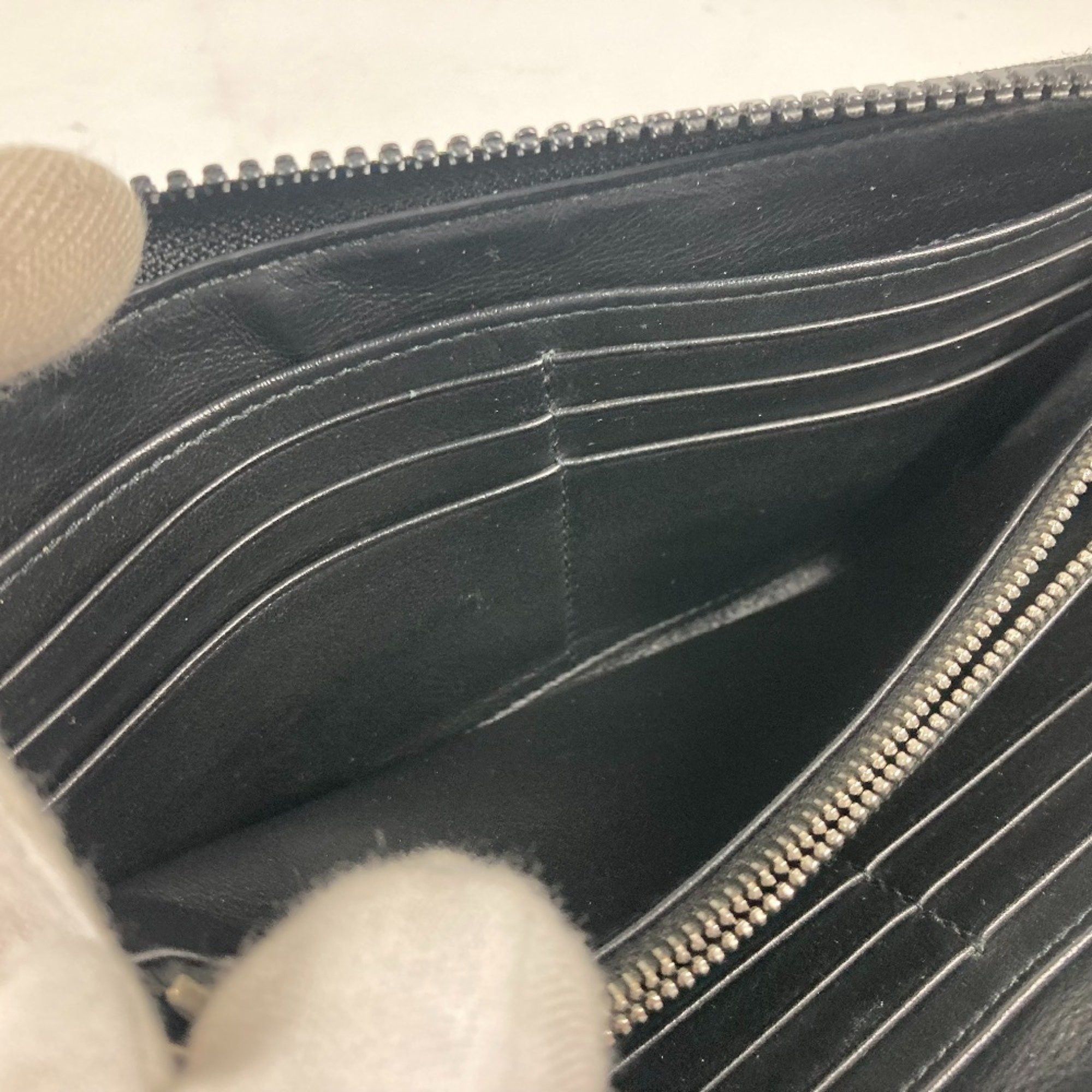 Dior Christian Dior Dior KAWS collaboration round long wallet nylon men's black Size ONE SIZE - 10 Thumbnail