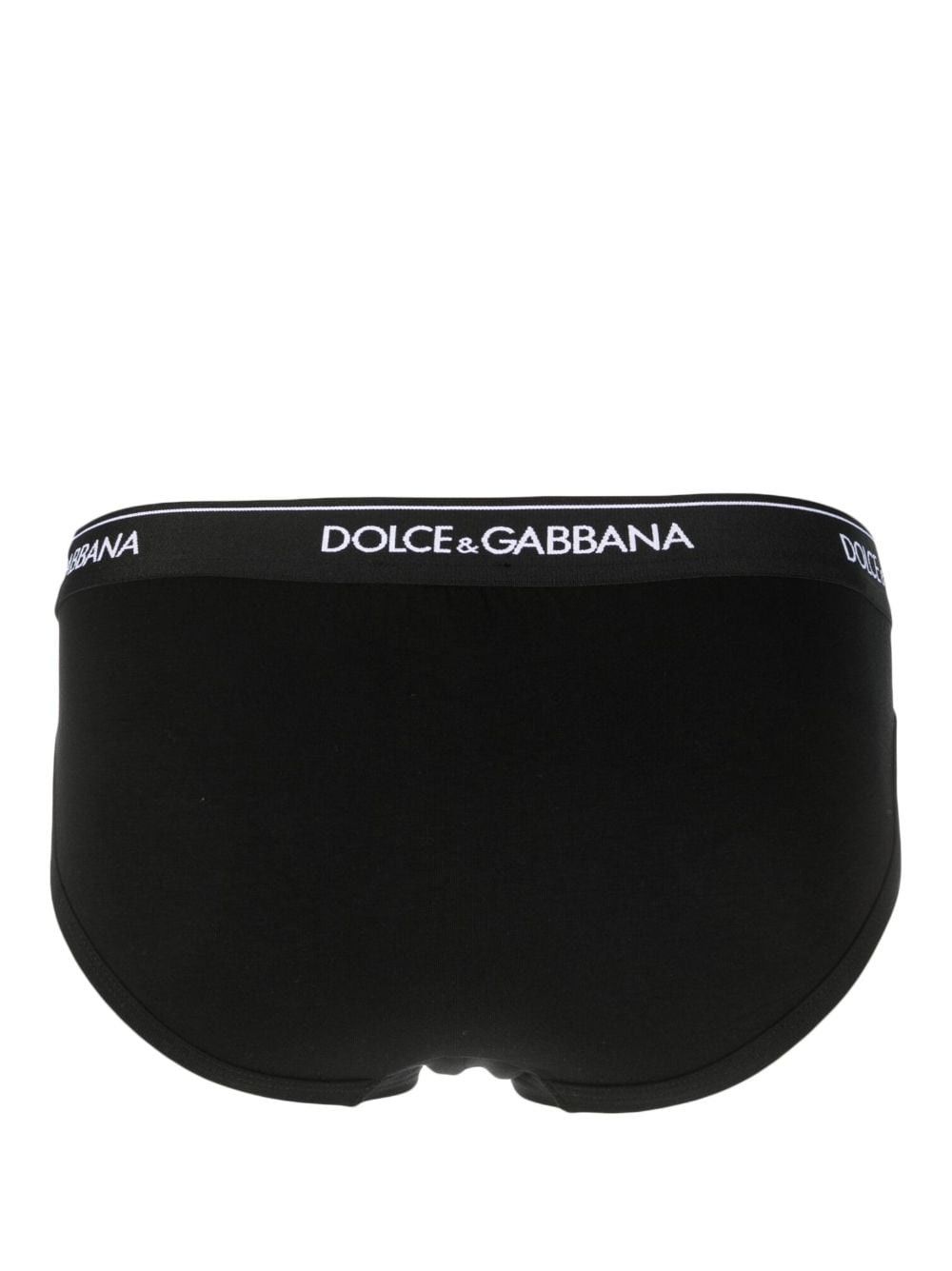 Dolce & Gabbana TWO-PACK OF STRETCH COTTON MID-RISE BRIEFS Size ONE SIZE - 3 Thumbnail