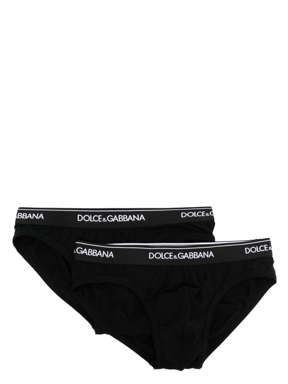 Dolce & Gabbana TWO-PACK OF STRETCH COTTON MID-RISE BRIEFS Size ONE SIZE - 4 Thumbnail