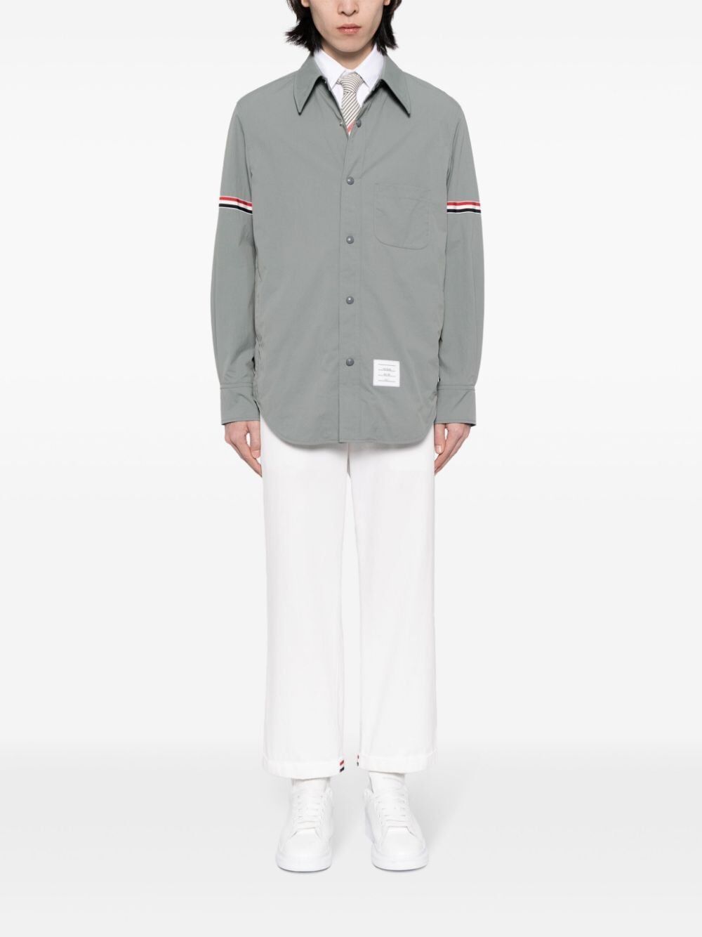 Thom Browne GIACCA-CAMICIA ARMBAND Size US XXL / EU 58 / 5 - 5 Thumbnail