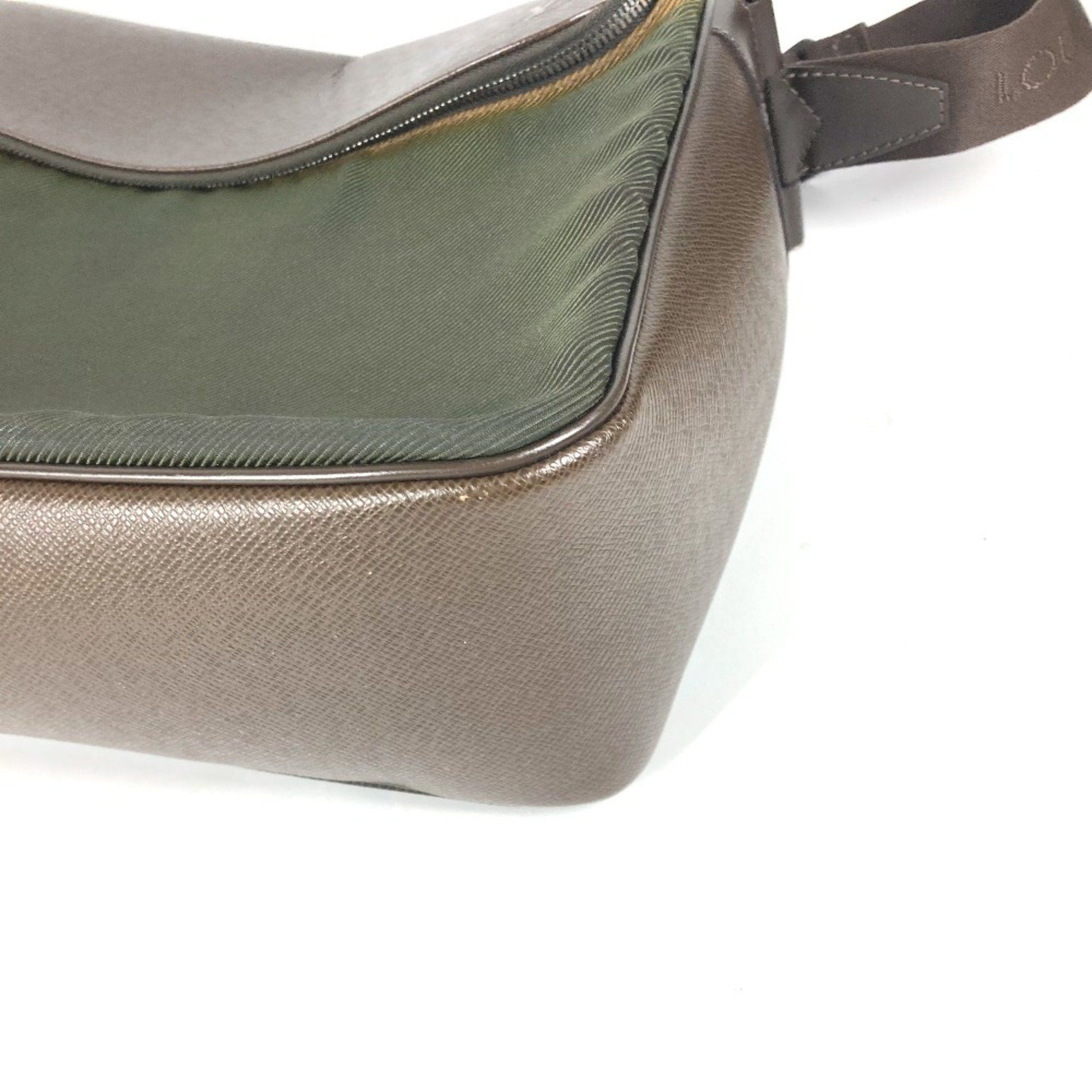 Louis Vuitton LOUIS VUITTON M30868 Taiga Taimir Bag Shoulder Leather Nylon Men's Grisli Brown Size ONE SIZE - 7 Thumbnail