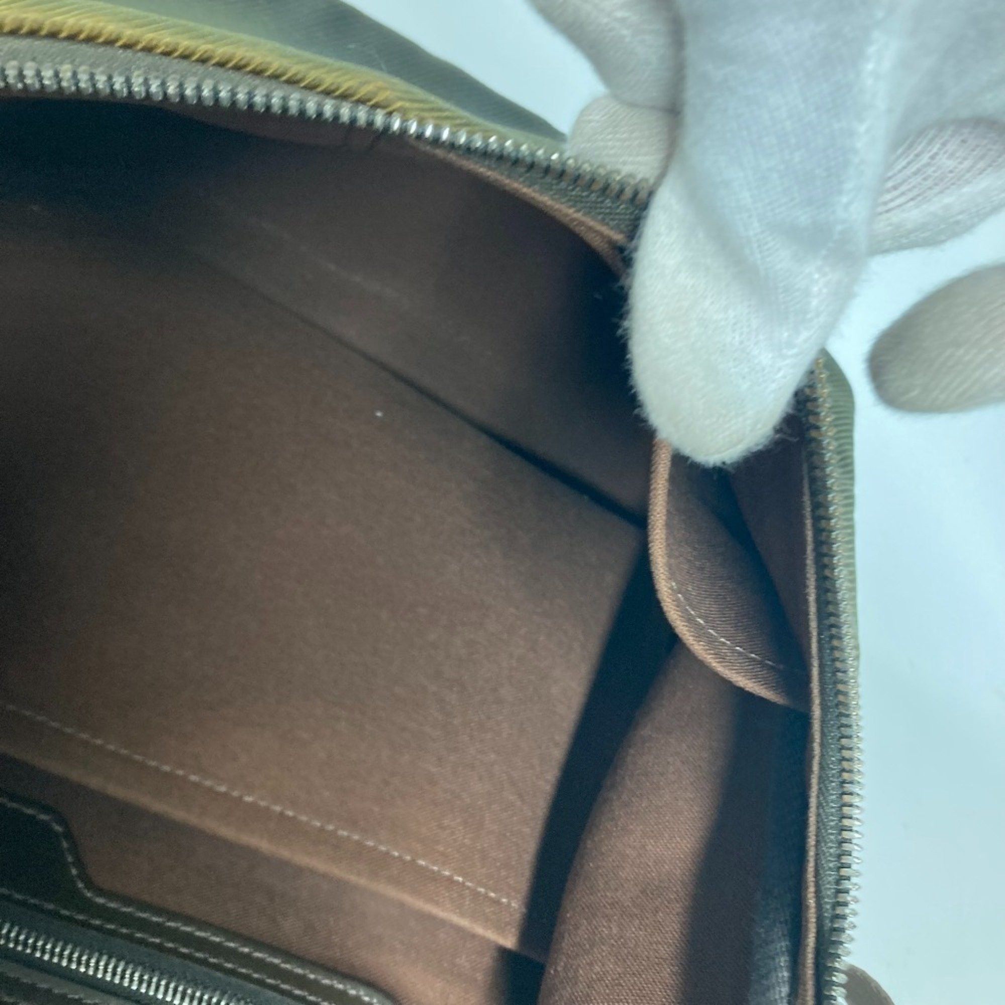 Louis Vuitton LOUIS VUITTON M30868 Taiga Taimir Bag Shoulder Leather Nylon Men's Grisli Brown Size ONE SIZE - 15 Thumbnail