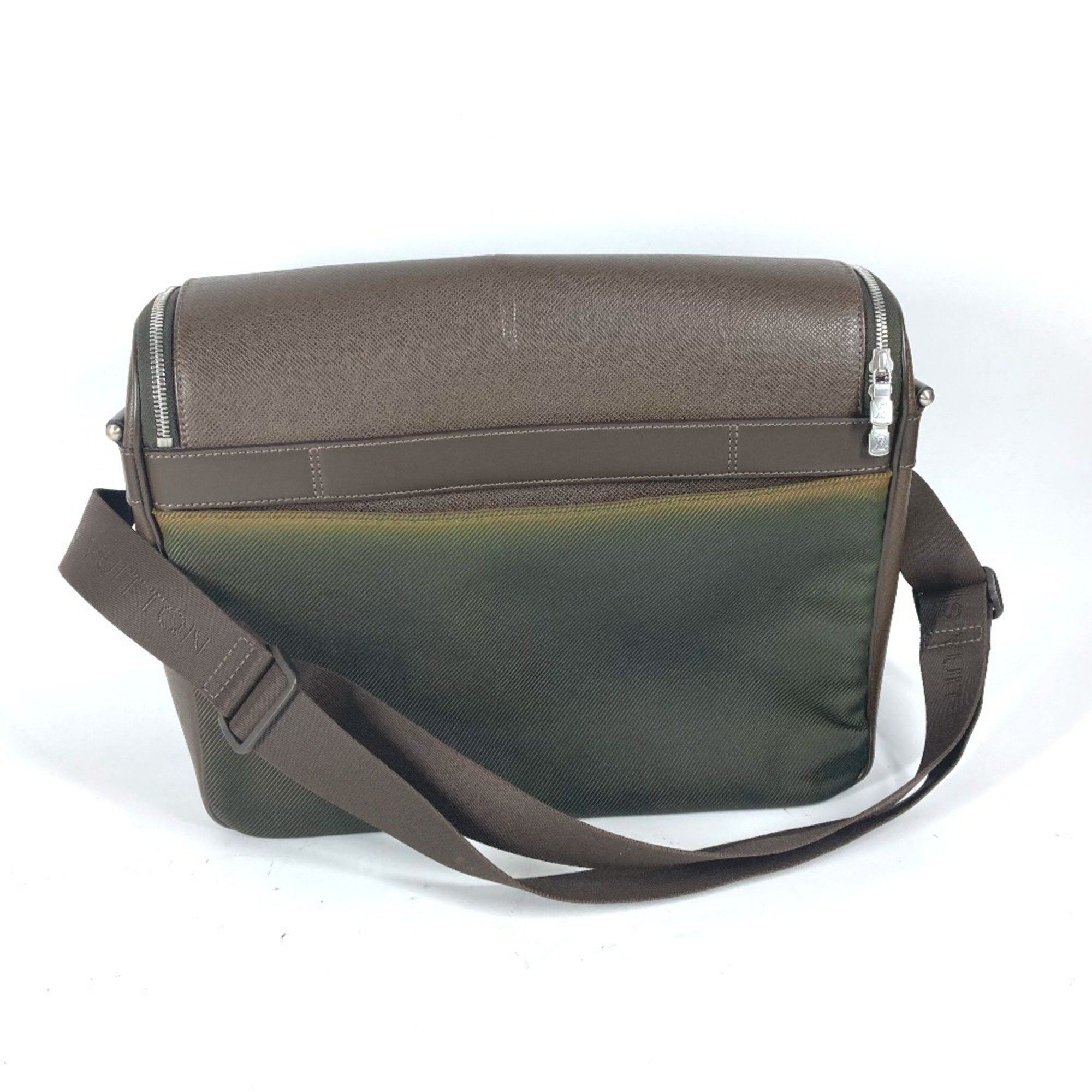 Louis Vuitton LOUIS VUITTON M30868 Taiga Taimir Bag Shoulder Leather Nylon Men's Grisli Brown Size ONE SIZE - 2 Thumbnail