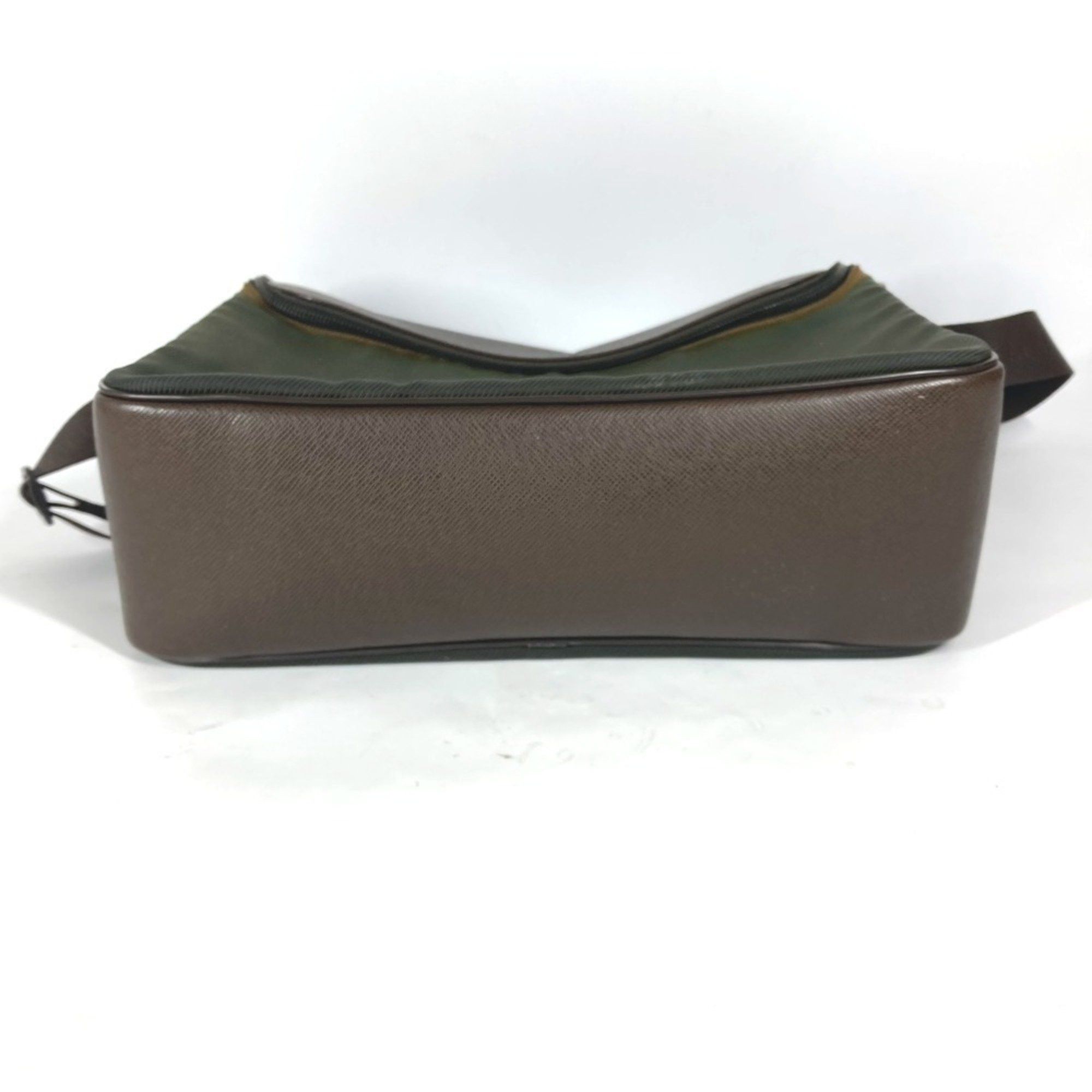 Louis Vuitton LOUIS VUITTON M30868 Taiga Taimir Bag Shoulder Leather Nylon Men's Grisli Brown Size ONE SIZE - 6 Thumbnail