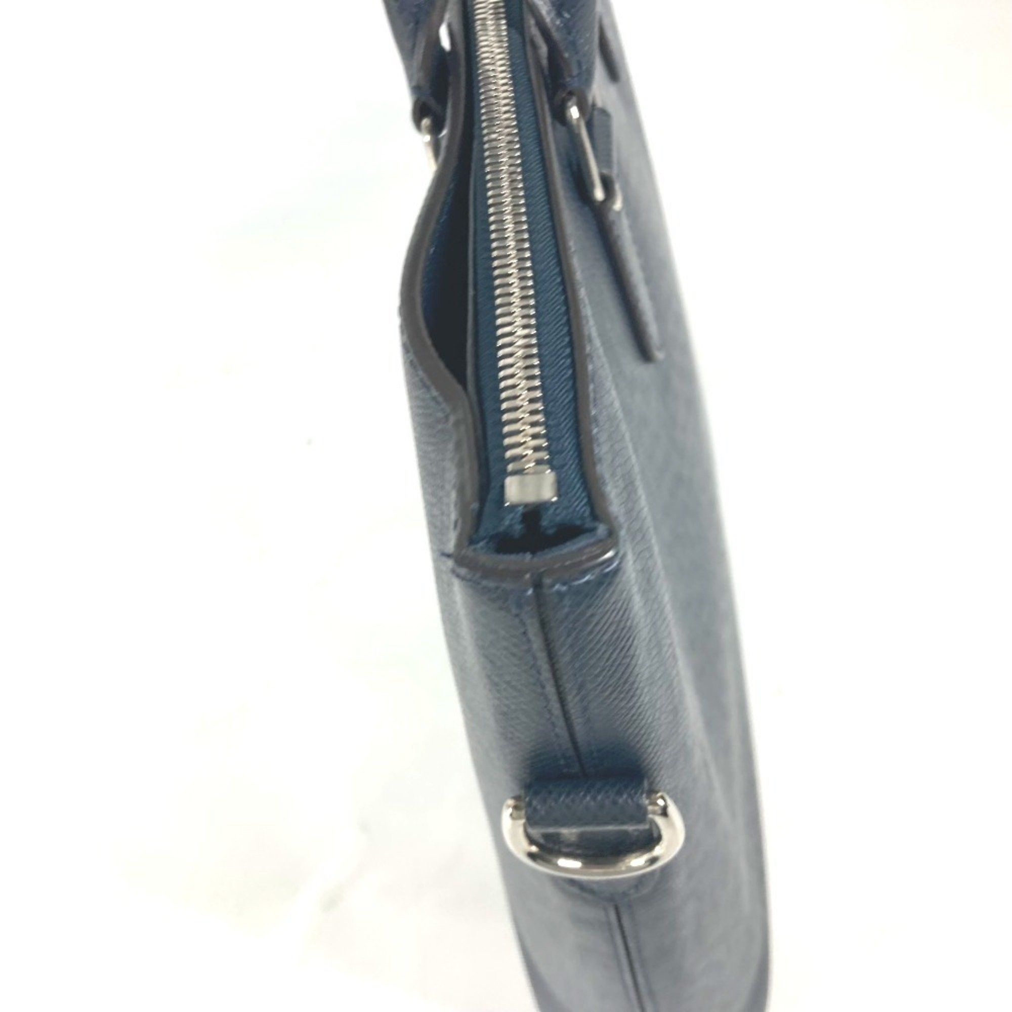 Louis Vuitton Louis Vuitton M33417 Taiga Anton Bag Shoulder Leather Men's Blue Marine Navy Size ONE SIZE - 13 Thumbnail