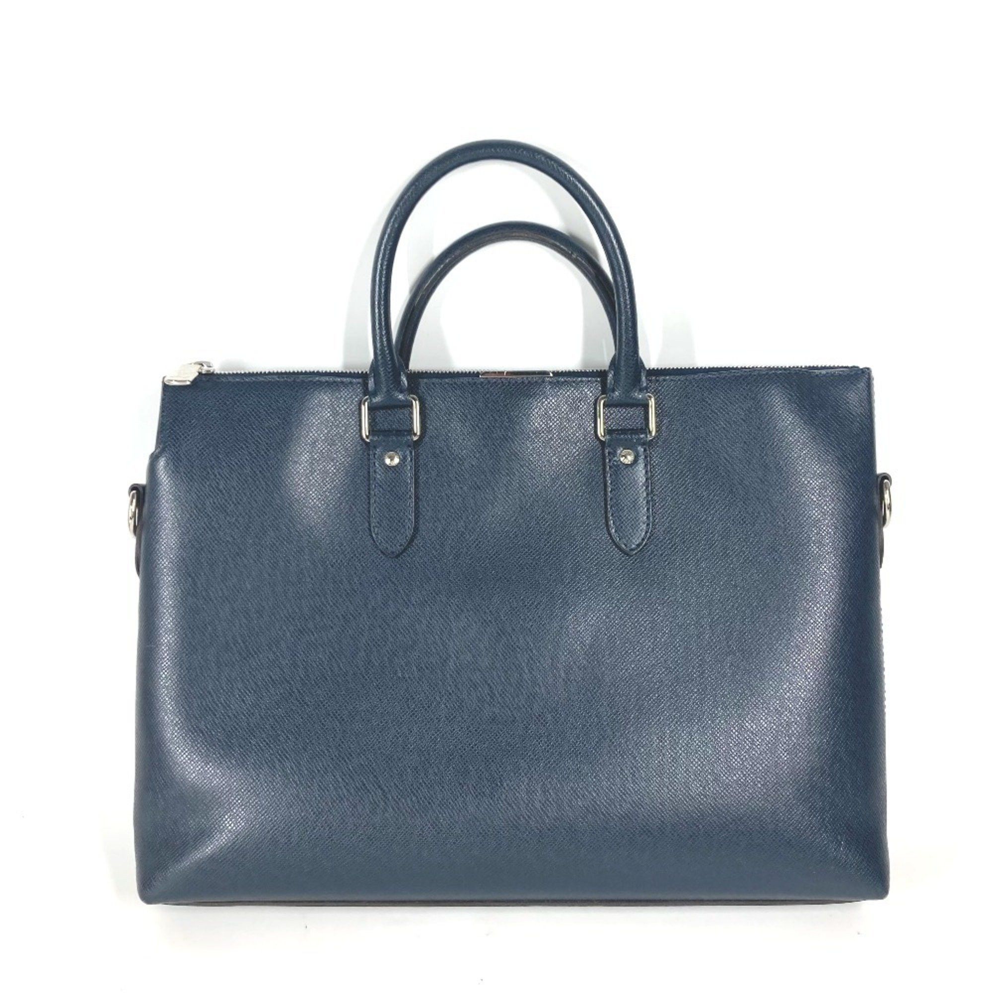 Louis Vuitton Louis Vuitton M33417 Taiga Anton Bag Shoulder Leather Men's Blue Marine Navy Size ONE SIZE - 2 Thumbnail