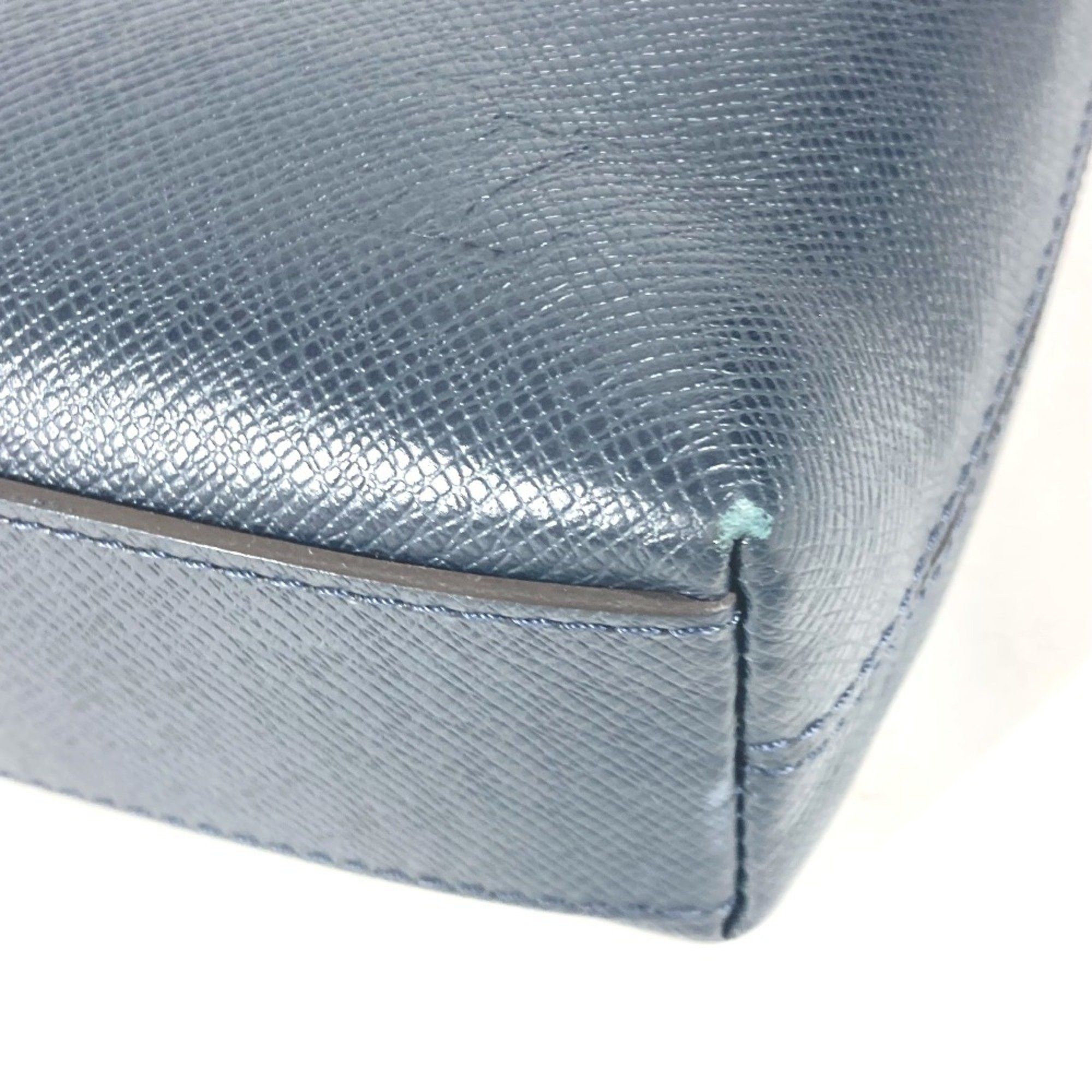 Louis Vuitton Louis Vuitton M33417 Taiga Anton Bag Shoulder Leather Men's Blue Marine Navy Size ONE SIZE - 8 Thumbnail