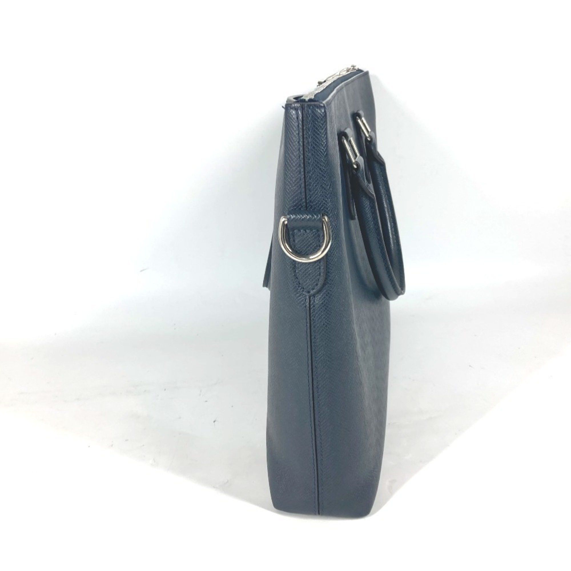Louis Vuitton Louis Vuitton M33417 Taiga Anton Bag Shoulder Leather Men's Blue Marine Navy Size ONE SIZE - 4 Thumbnail