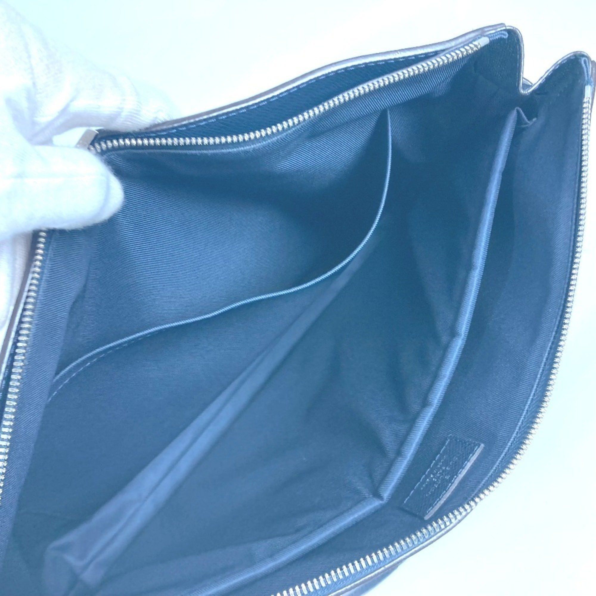 Louis Vuitton Louis Vuitton M33417 Taiga Anton Bag Shoulder Leather Men's Blue Marine Navy Size ONE SIZE - 14 Thumbnail