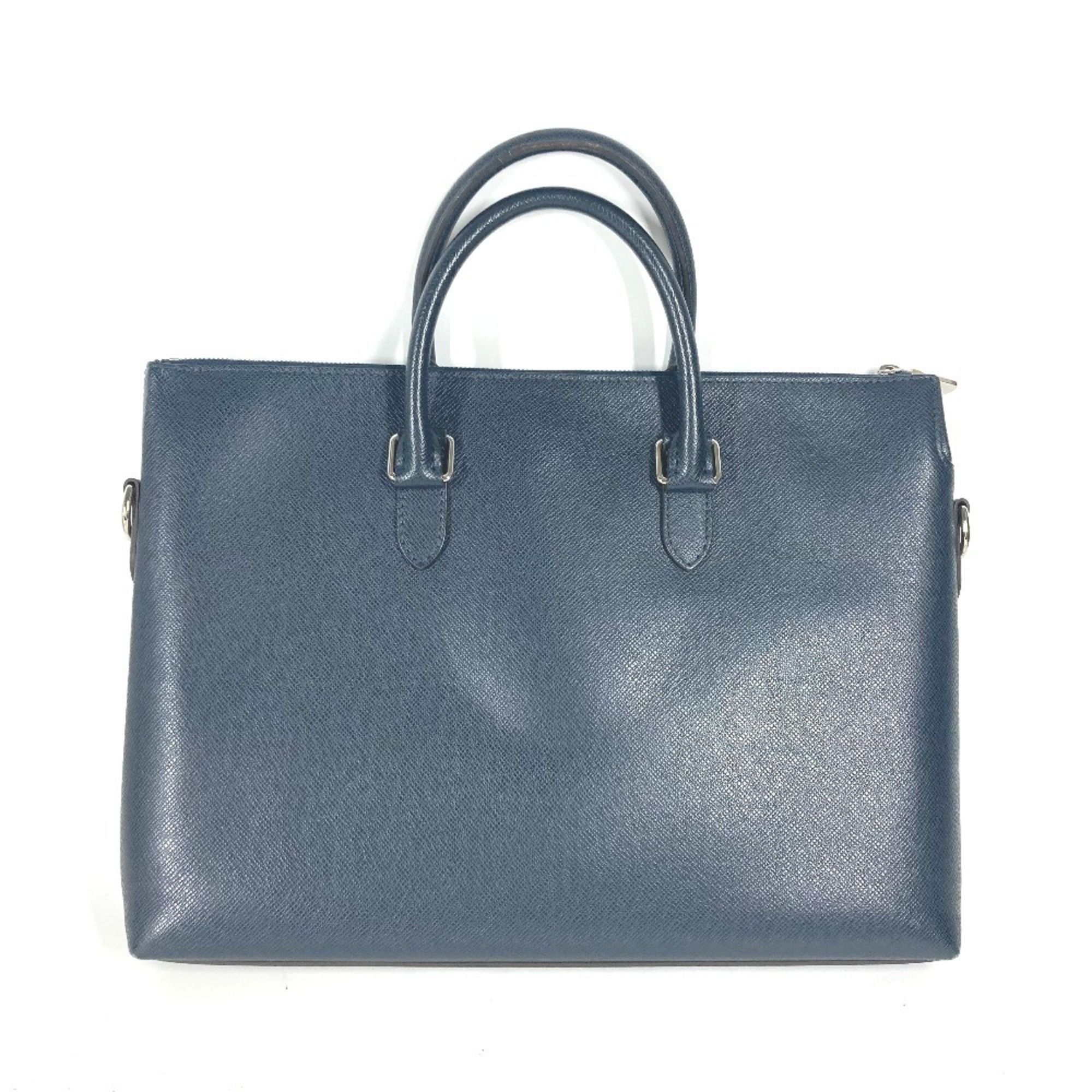 Louis Vuitton Louis Vuitton M33417 Taiga Anton Bag Shoulder Leather Men's Blue Marine Navy Size ONE SIZE - 3 Thumbnail