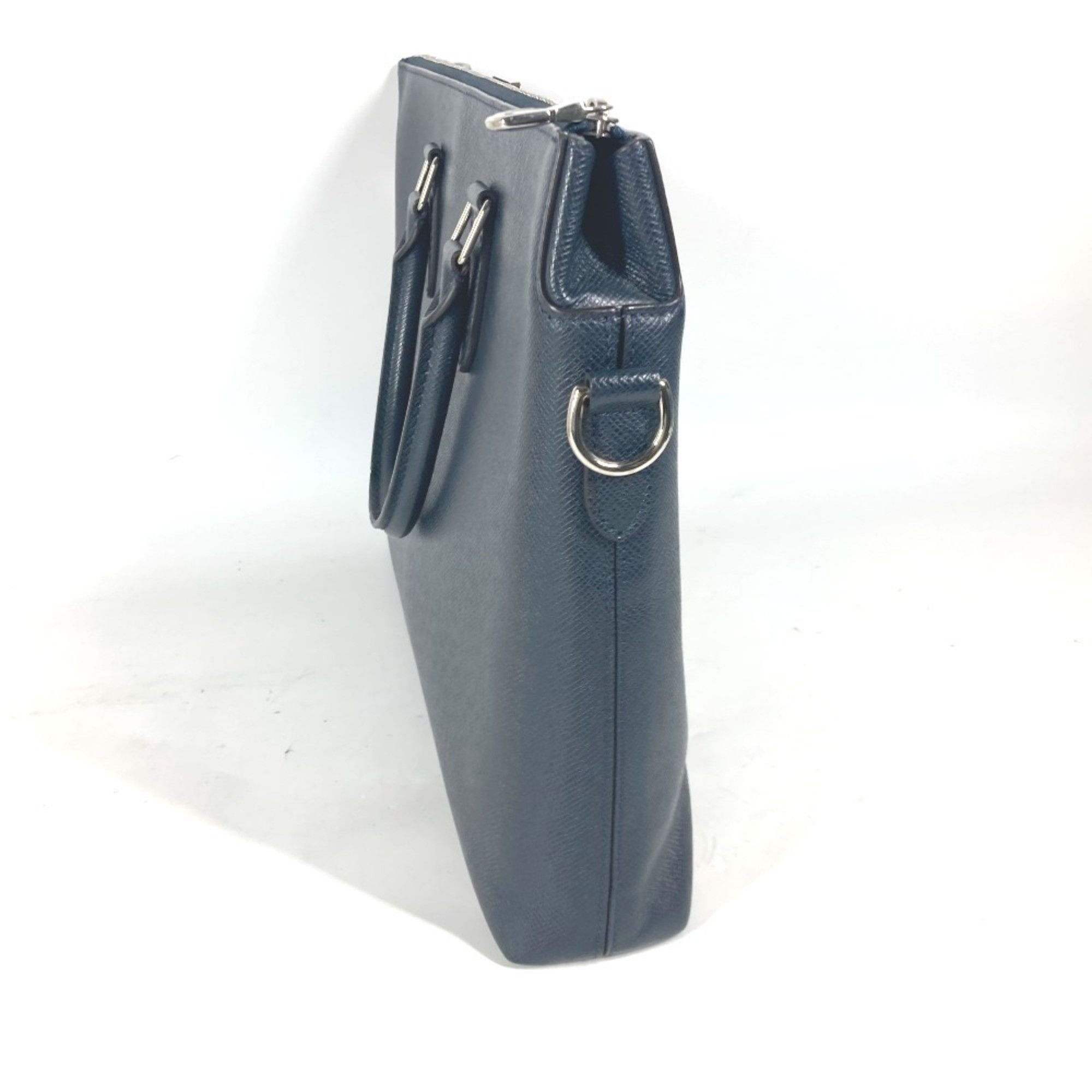 Louis Vuitton Louis Vuitton M33417 Taiga Anton Bag Shoulder Leather Men's Blue Marine Navy Size ONE SIZE - 5 Thumbnail