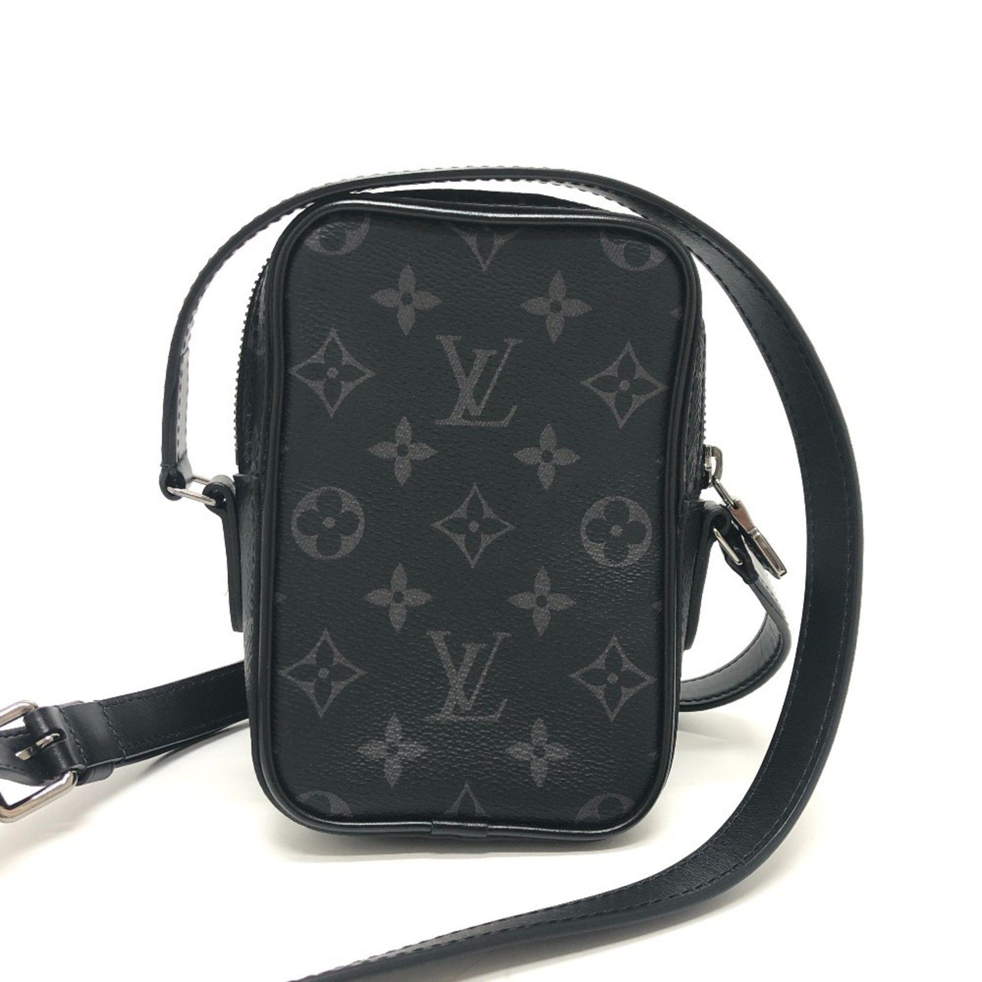 Louis Vuitton LOUIS VUITTON M45928 Danube PPM Trunk Print Shoulder Bag Monogram Eclipse Canvas Men's Black Size ONE SIZE - 2 Thumbnail