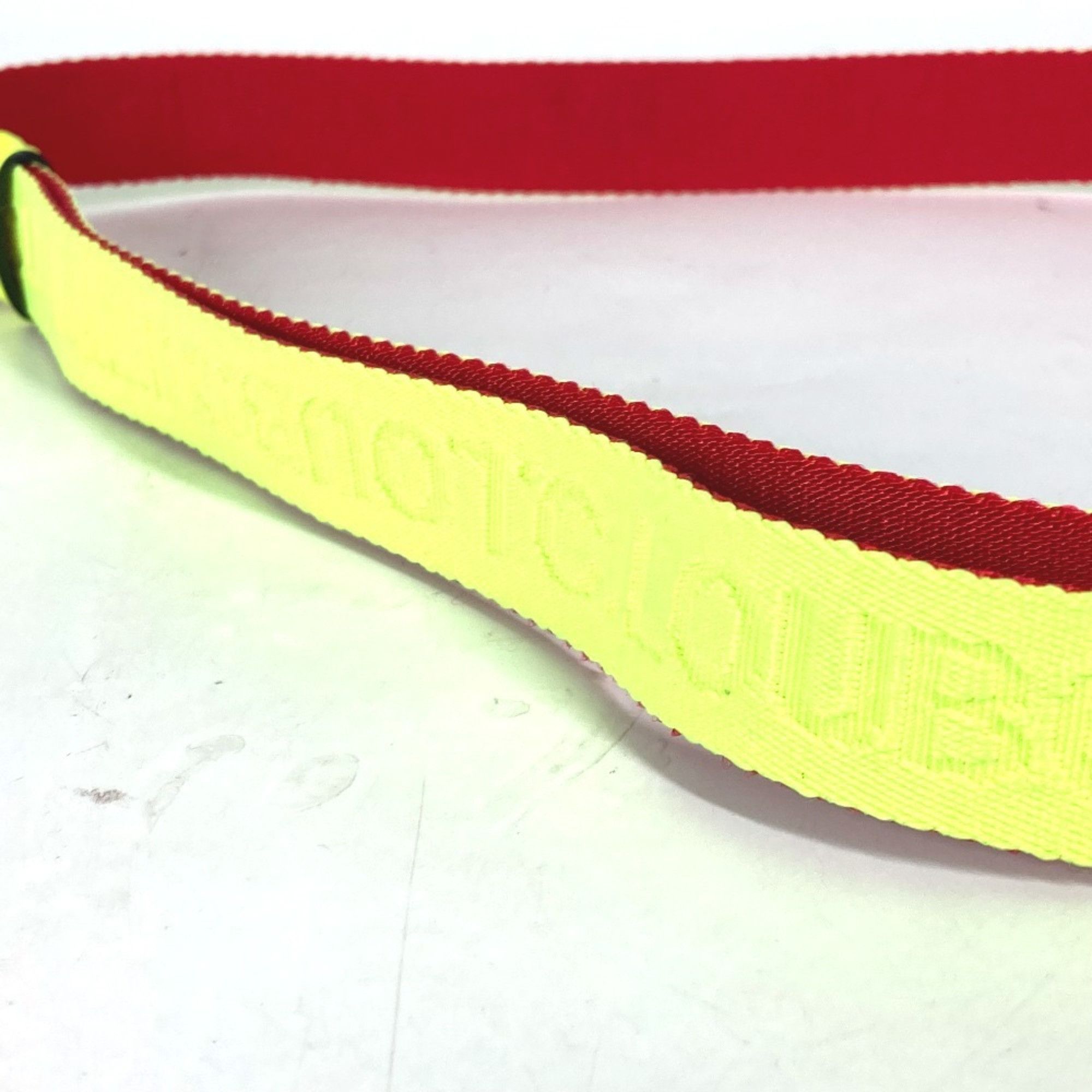 Christian Louboutin Christian Louboutin Buckle Belt Canvas Men's Women's Yellow Size ONE SIZE - 5 Thumbnail