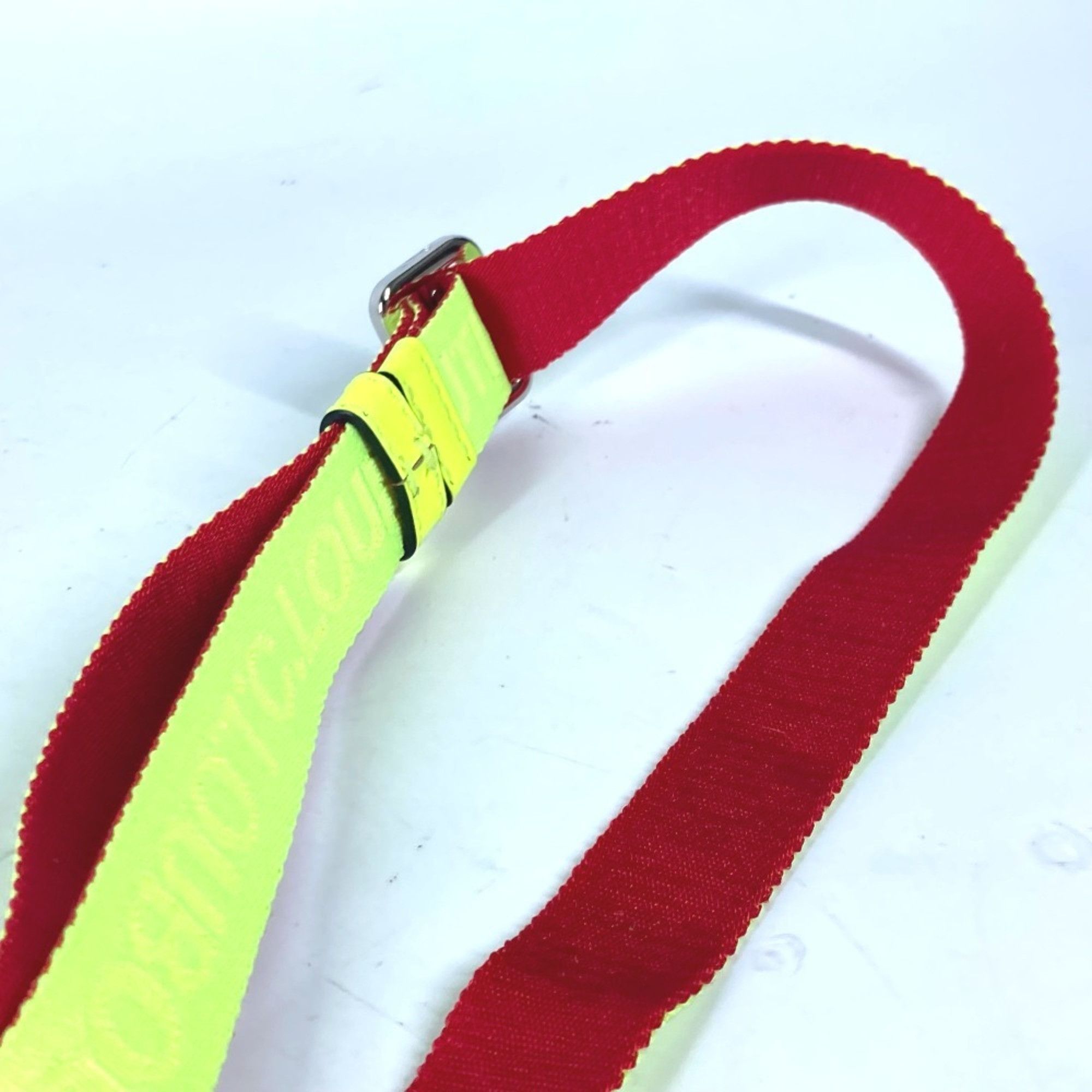 Christian Louboutin Christian Louboutin Buckle Belt Canvas Men's Women's Yellow Size ONE SIZE - 8 Thumbnail