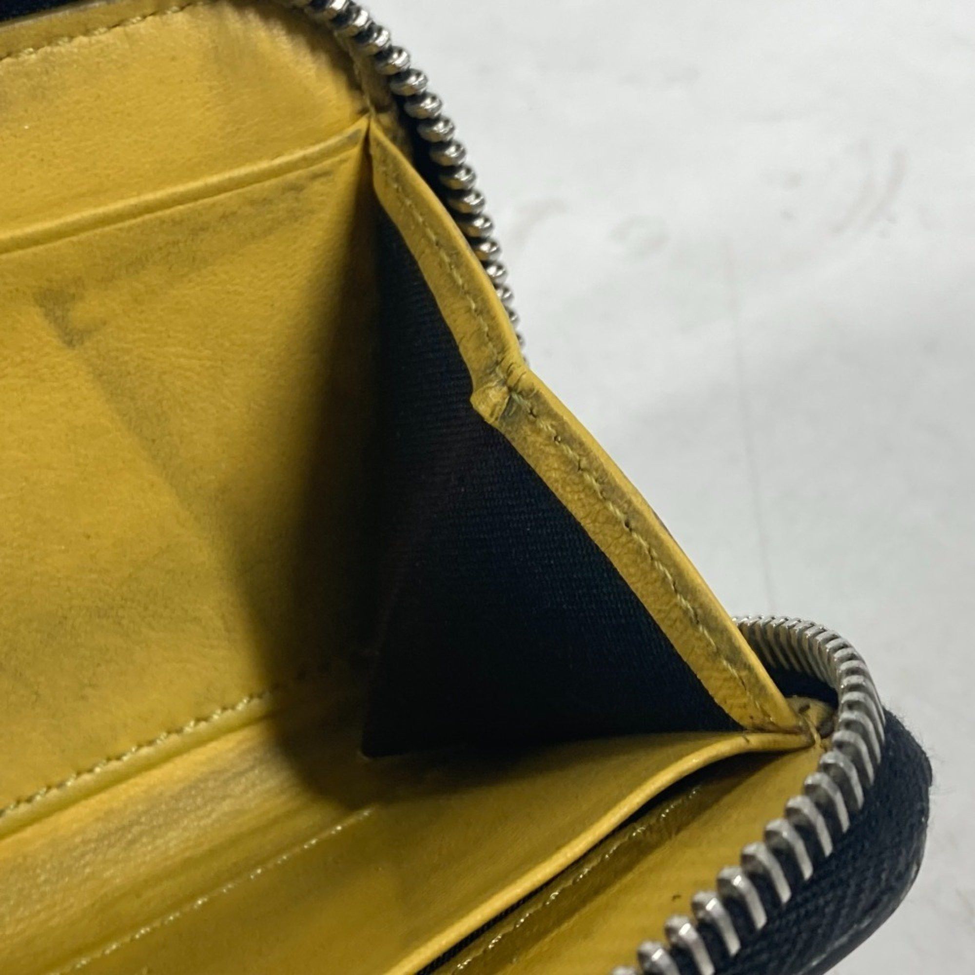 Fendi FENDI 7M0257 Round Wallet Coin Purse Bicolor Wallet/Coin Case Leather Men's Black Size ONE SIZE - 13 Thumbnail