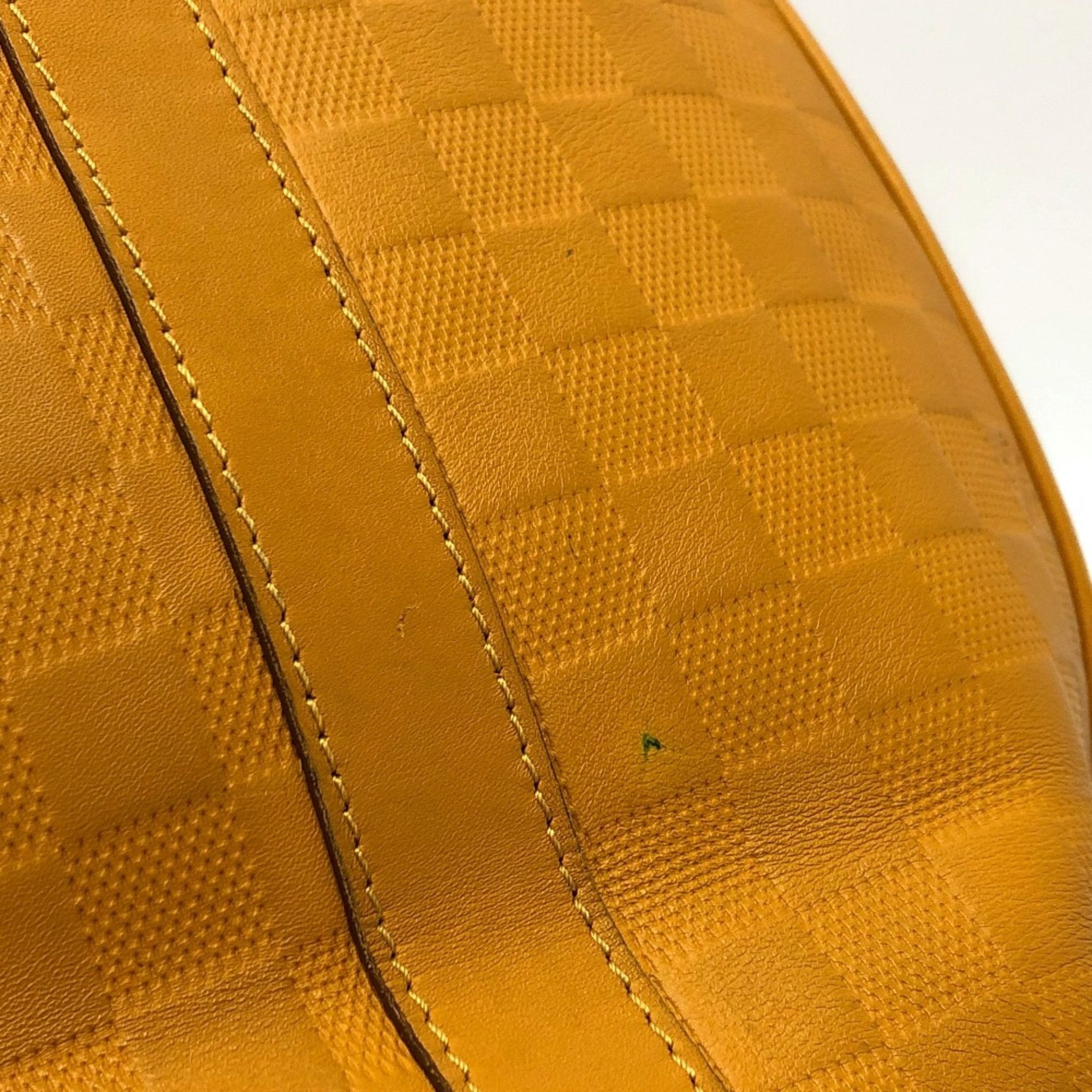 Louis Vuitton LOUIS VUITTON N41228 Damier Infini Tadao Bag Tote Leather Men's Solar Yellow Size ONE SIZE - 6 Thumbnail
