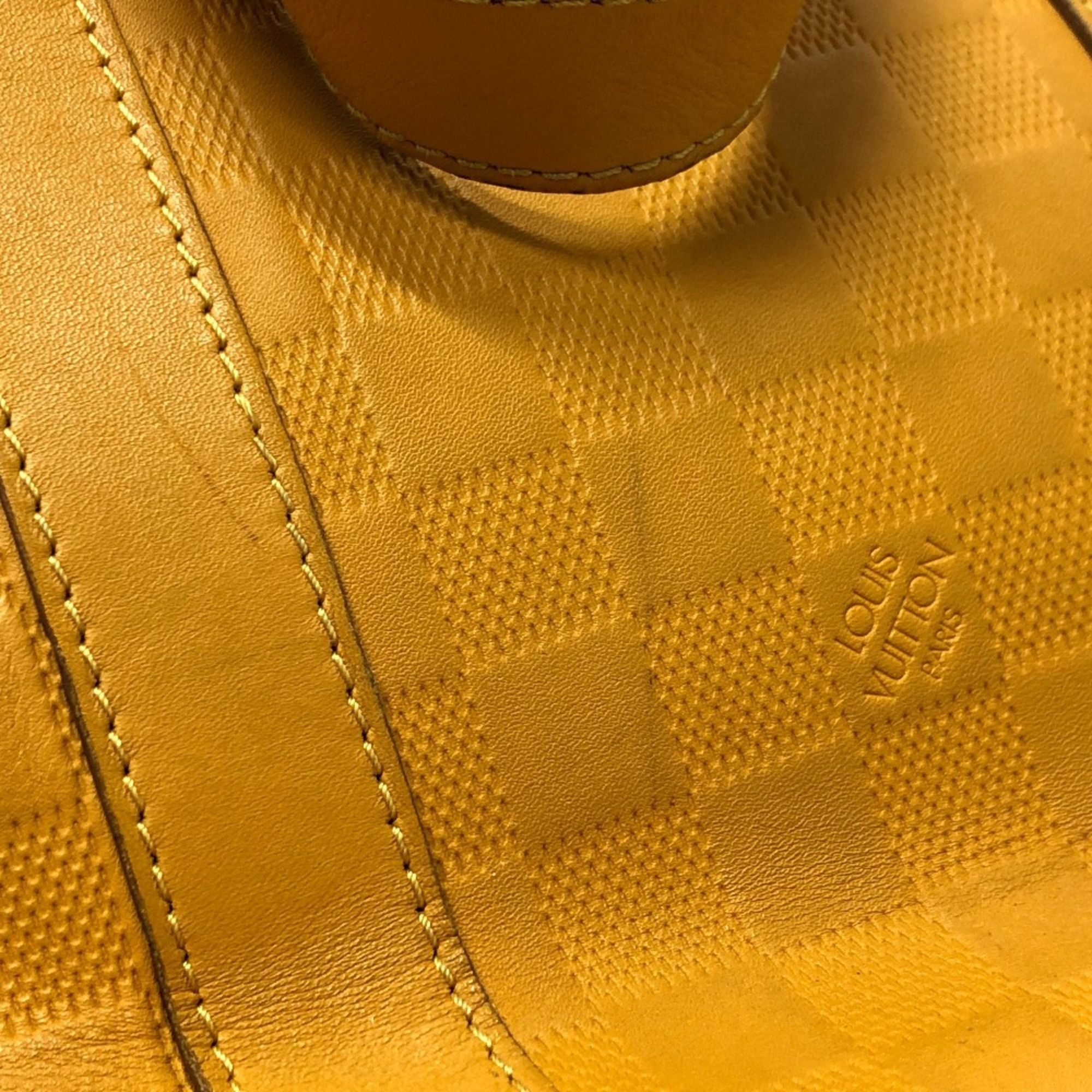 Louis Vuitton LOUIS VUITTON N41228 Damier Infini Tadao Bag Tote Leather Men's Solar Yellow Size ONE SIZE - 5 Thumbnail
