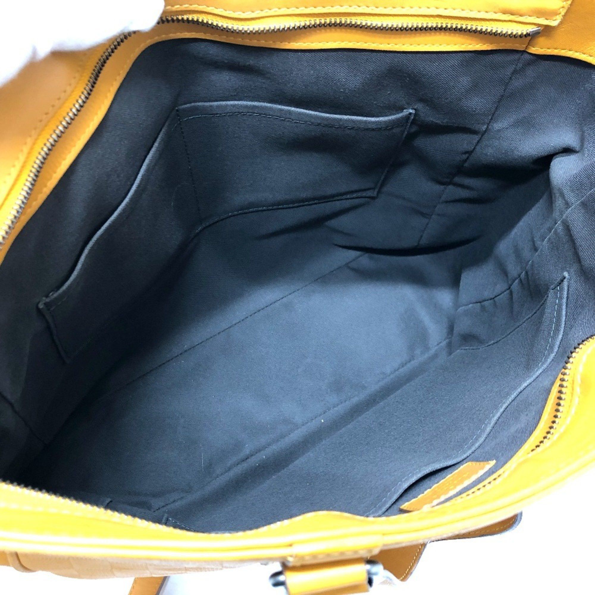 Louis Vuitton LOUIS VUITTON N41228 Damier Infini Tadao Bag Tote Leather Men's Solar Yellow Size ONE SIZE - 11 Thumbnail