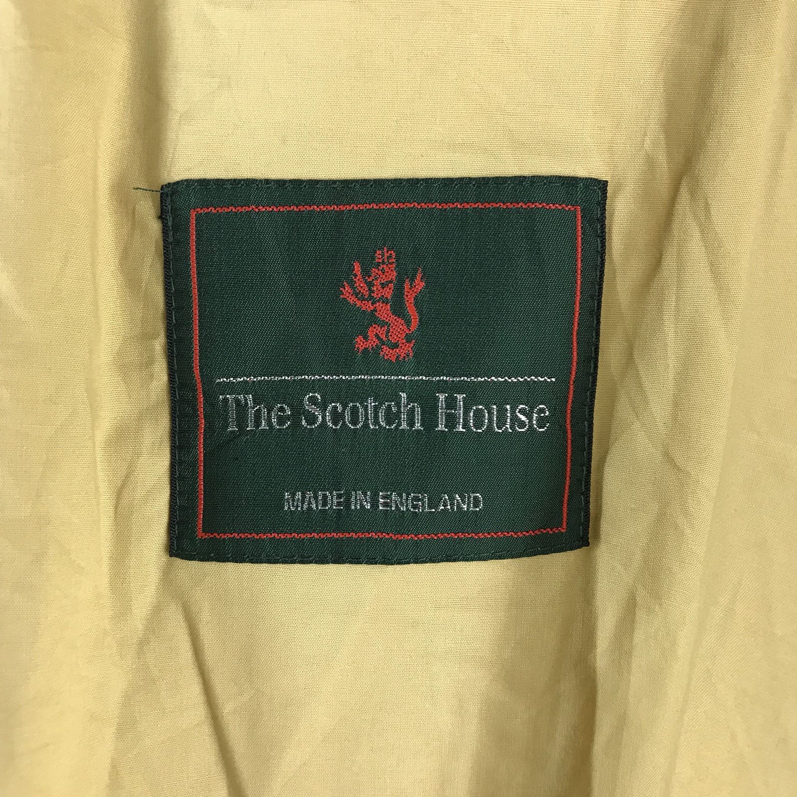 Byron The Scoth House Trench Coat British Sytle Made In England Size US M / EU 48-50 / 2 - 11 Thumbnail