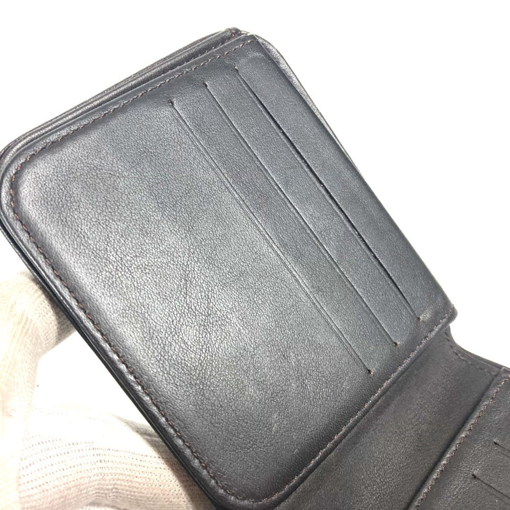 Louis Vuitton LOUIS VUITTON M93548 Damier Geant Portobier 9 Cult Credit Funator Compact Wallet Billfold Bi-fold Canvas Men's Black Size ONE SIZE - 11 Thumbnail
