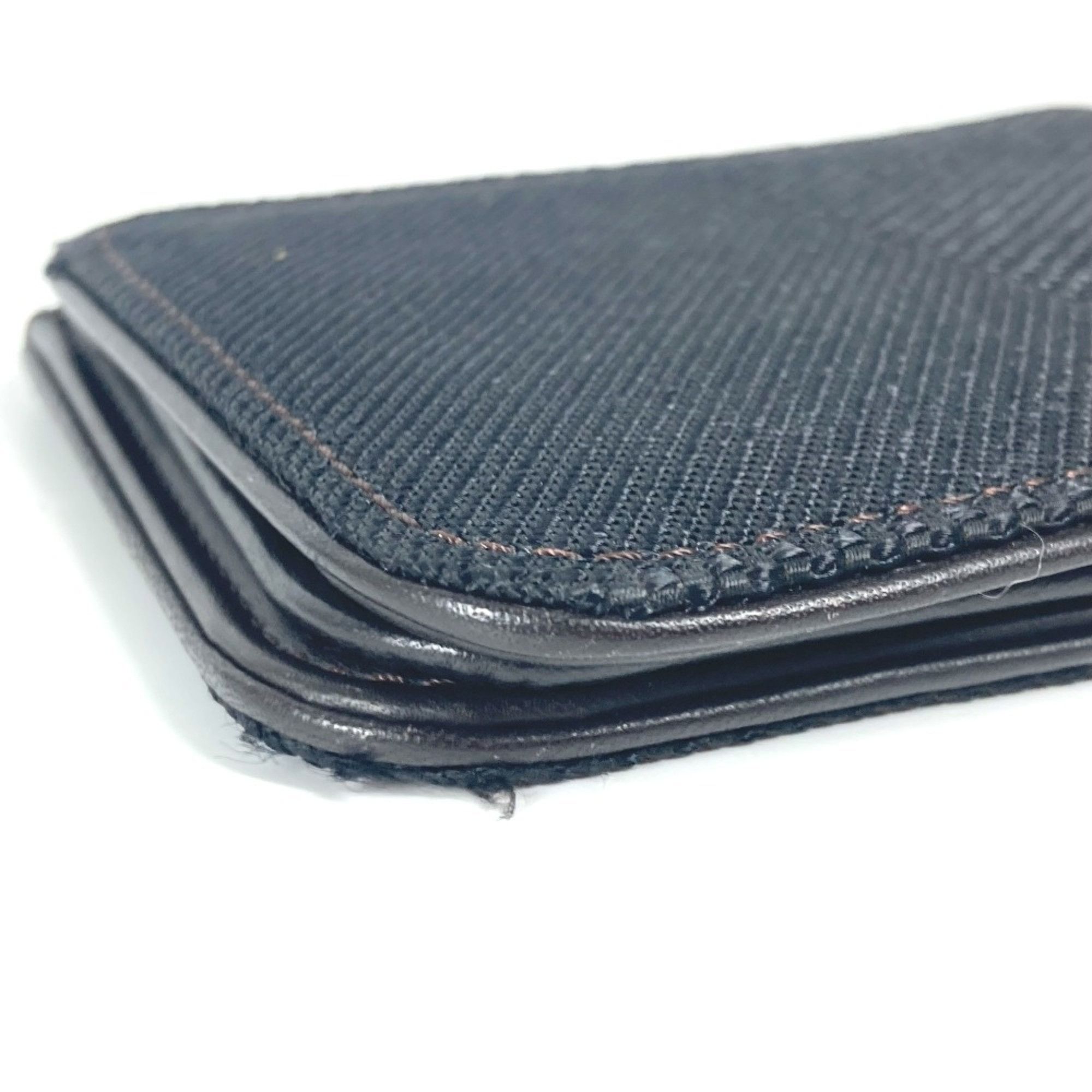 Louis Vuitton LOUIS VUITTON M93548 Damier Geant Portobier 9 Cult Credit Funator Compact Wallet Billfold Bi-fold Canvas Men's Black Size ONE SIZE - 7 Thumbnail