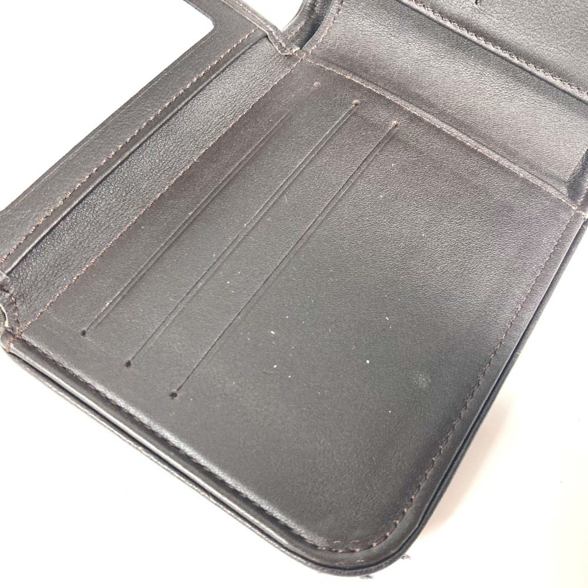 Louis Vuitton LOUIS VUITTON M93548 Damier Geant Portobier 9 Cult Credit Funator Compact Wallet Billfold Bi-fold Canvas Men's Black Size ONE SIZE - 12 Thumbnail