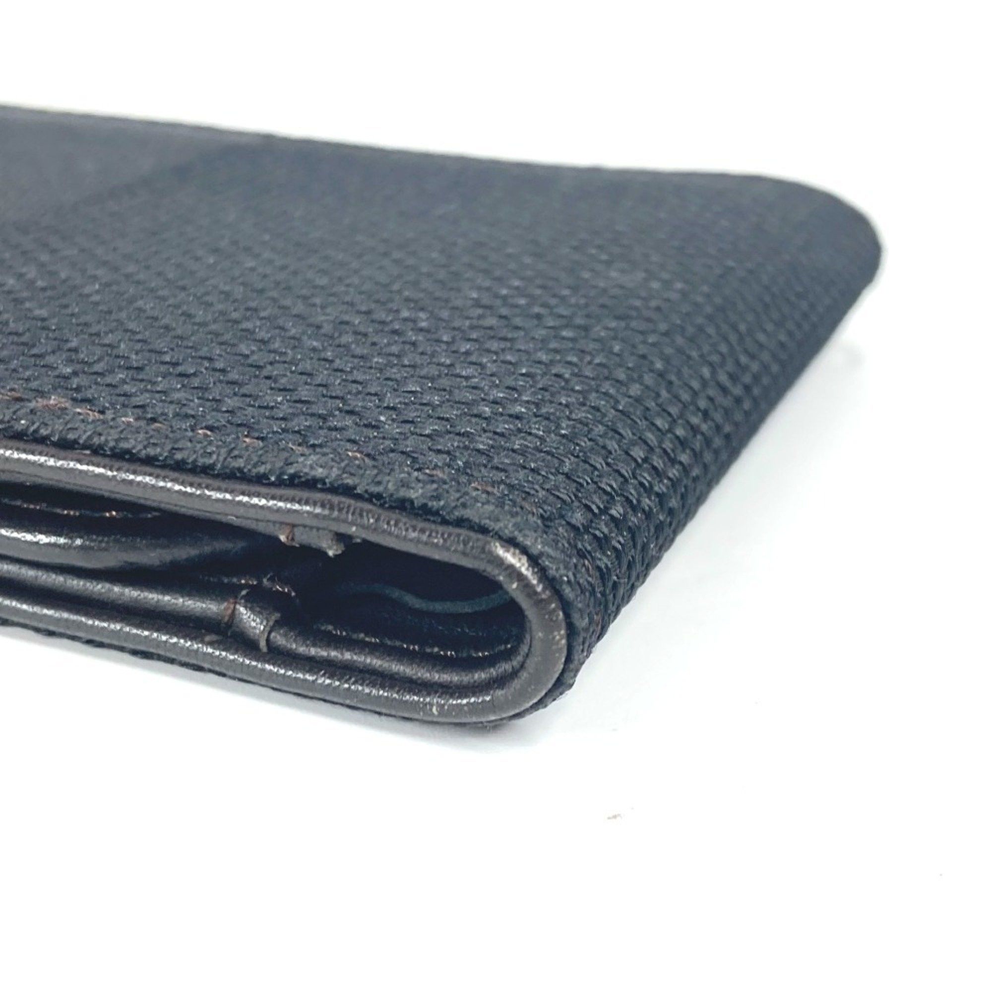 Louis Vuitton LOUIS VUITTON M93548 Damier Geant Portobier 9 Cult Credit Funator Compact Wallet Billfold Bi-fold Canvas Men's Black Size ONE SIZE - 6 Thumbnail