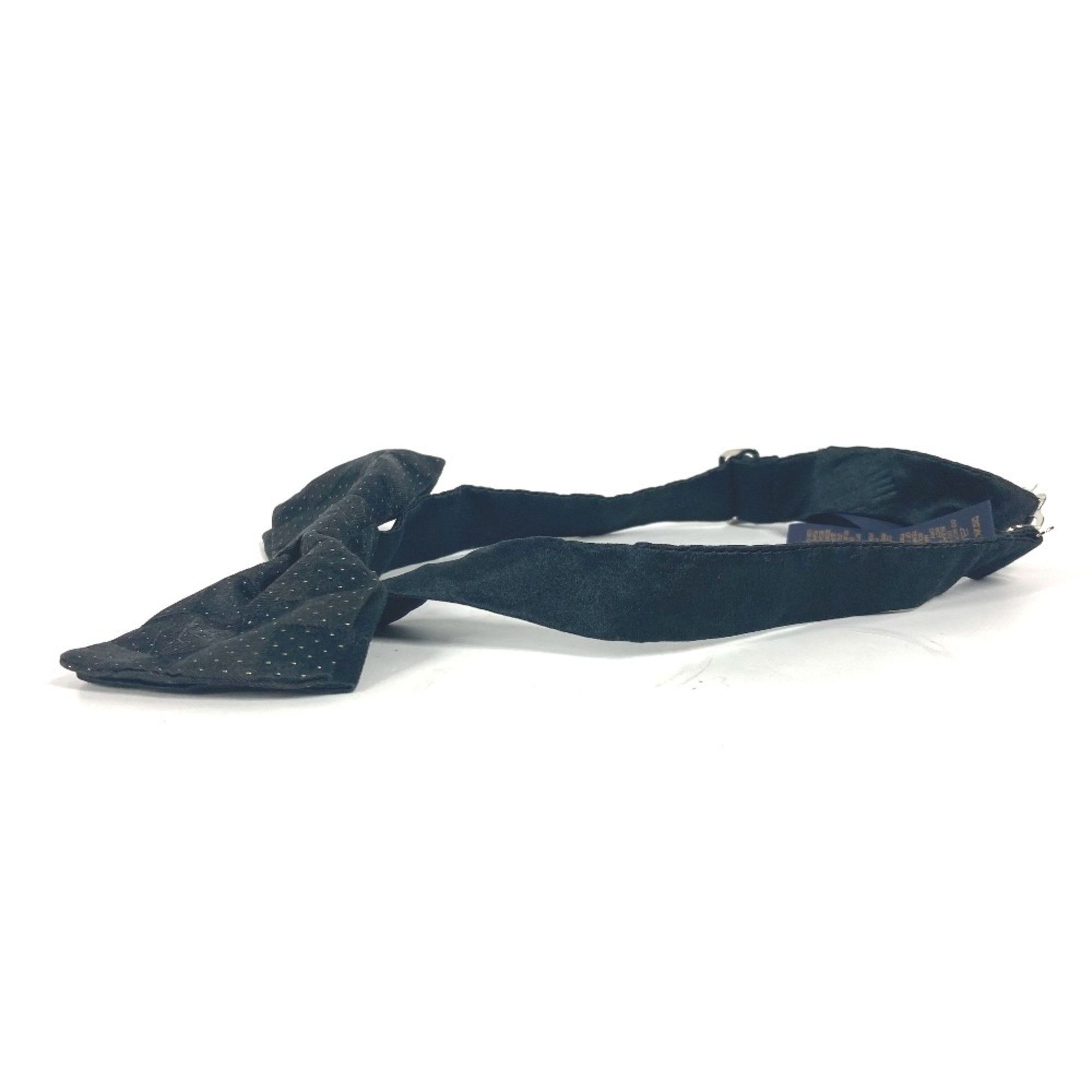 Louis Vuitton LOUIS VUITTON M74722 Bowtie Damier All Bow Tie Ribbon Dot Necktie Silk Men's Black Size ONE SIZE - 3 Thumbnail