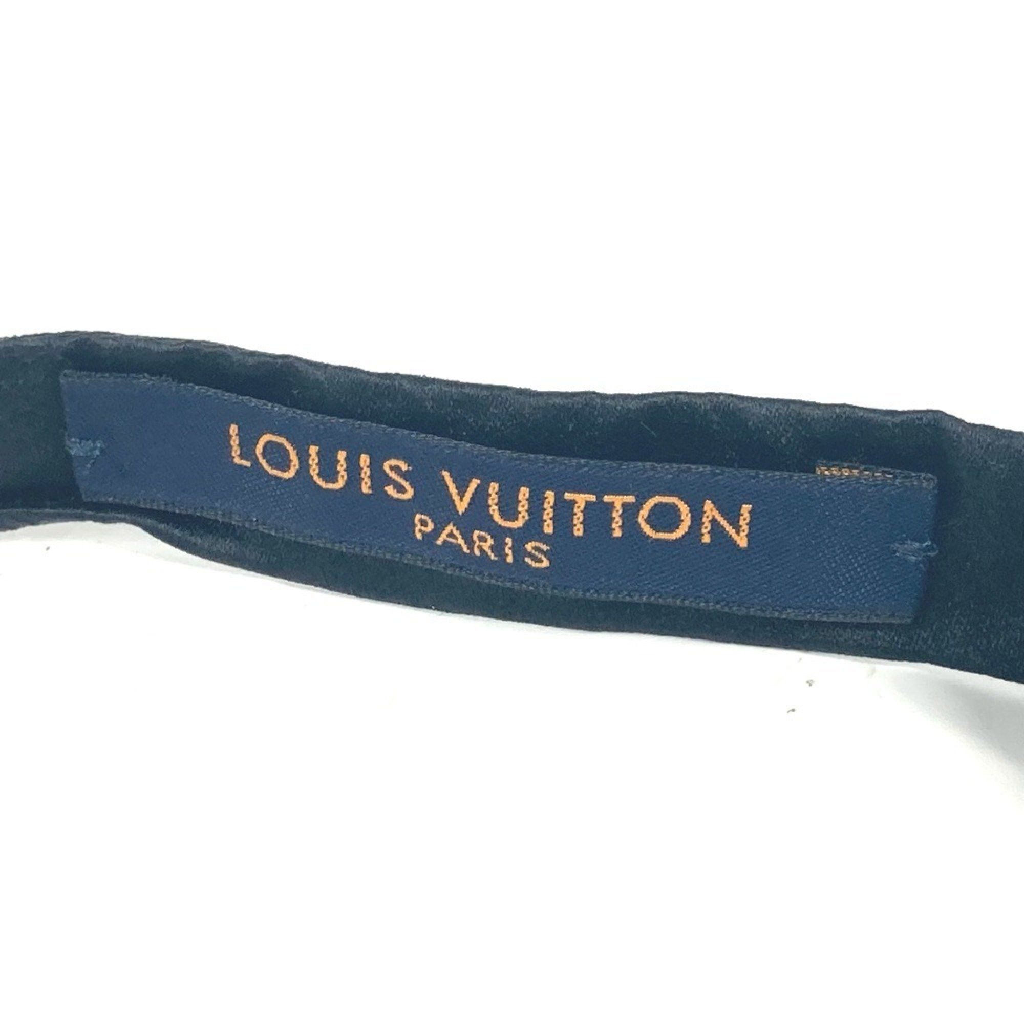 Louis Vuitton LOUIS VUITTON M74722 Bowtie Damier All Bow Tie Ribbon Dot Necktie Silk Men's Black Size ONE SIZE - 7 Thumbnail
