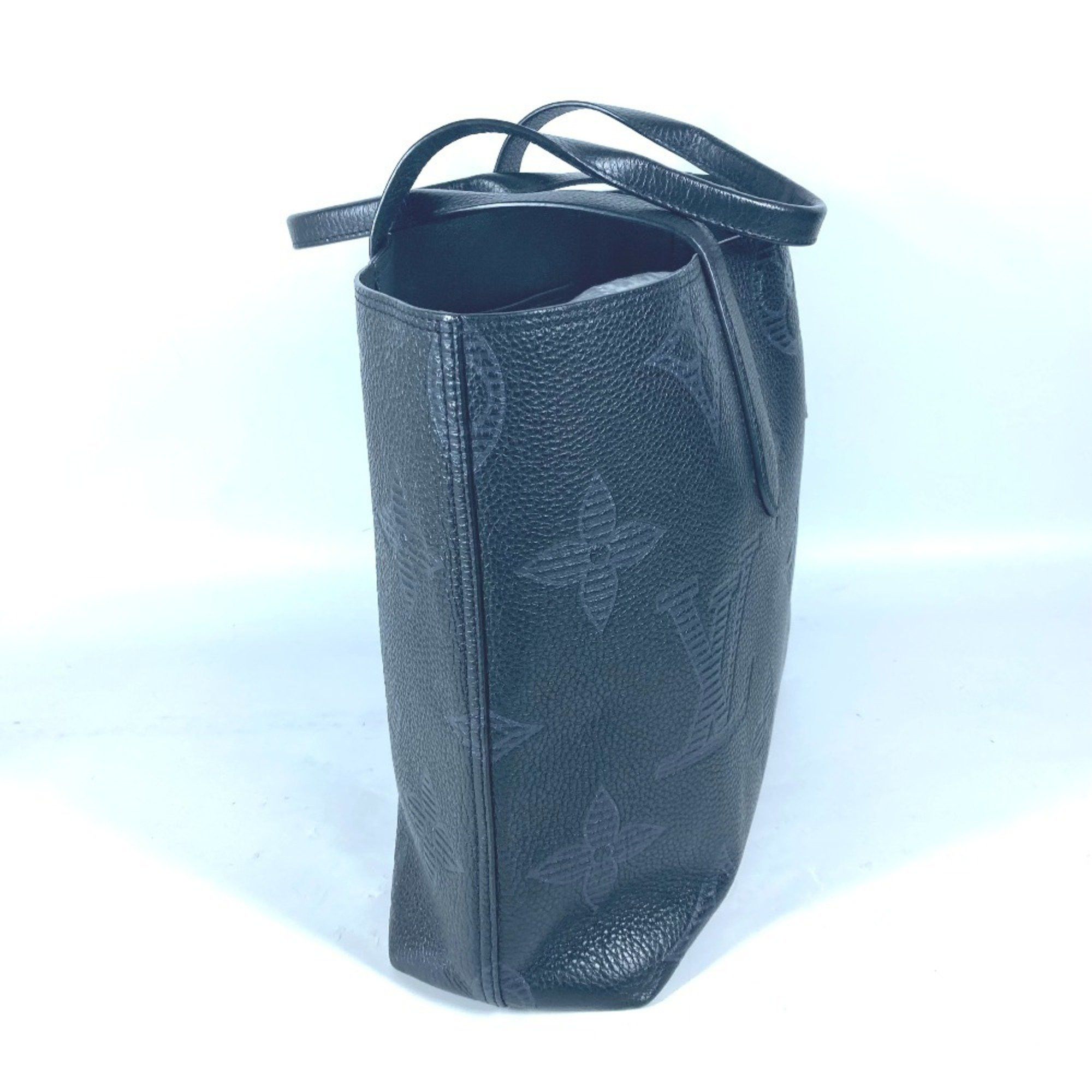 Louis Vuitton LOUIS VUITTON M57290 Monogram Giant Shadow Cabas Voyage NV Tote Bag Shoulder Leather Men's Black Size ONE SIZE - 3 Thumbnail