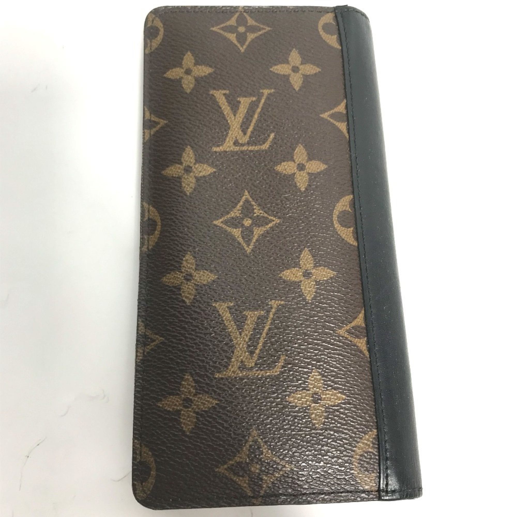 Louis Vuitton LOUIS VUITTON M93800 Monogram Macassar Portefeuille Tanon Bi-fold Long Wallet Canvas Men's Brown Size ONE SIZE - 6 Thumbnail