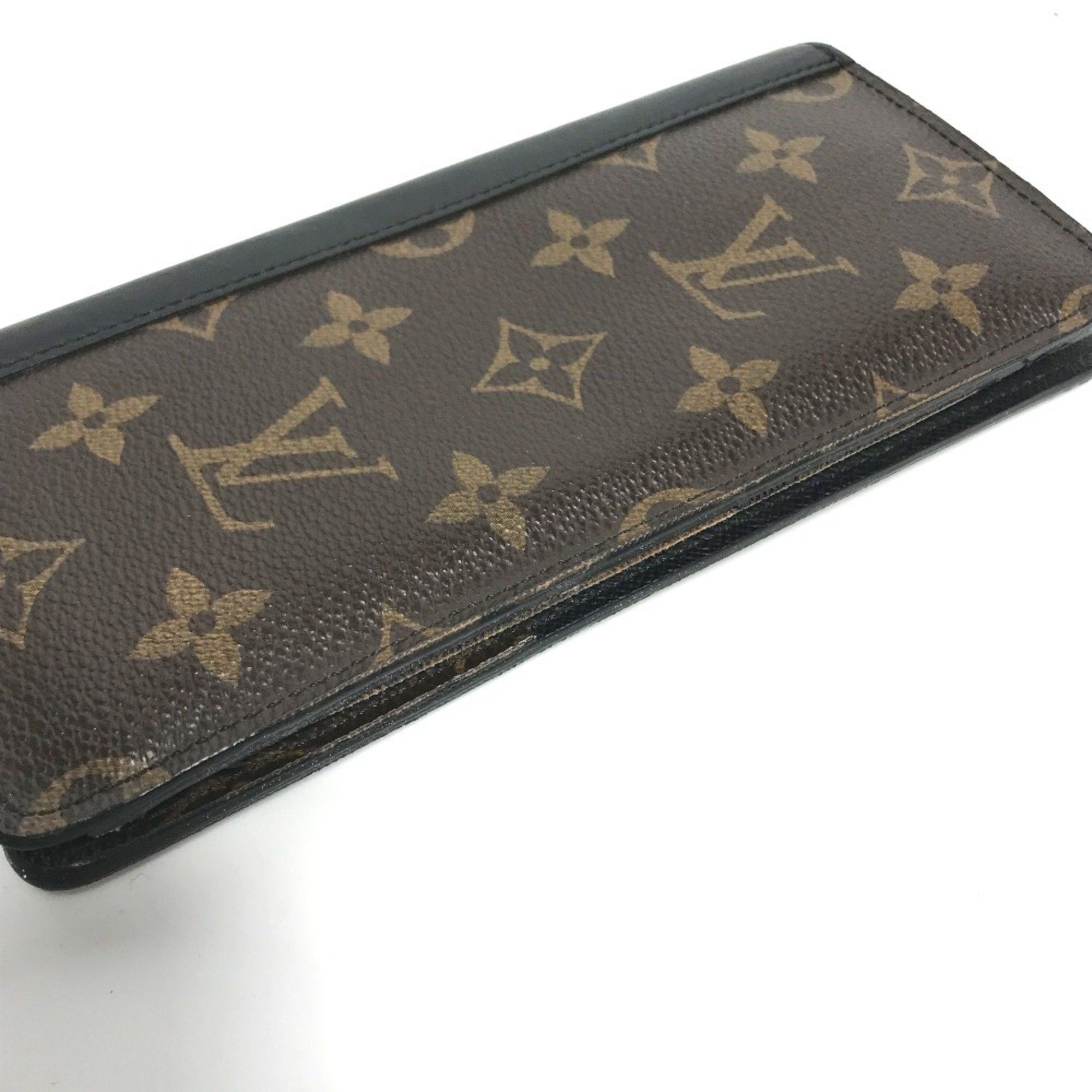 Louis Vuitton LOUIS VUITTON M93800 Monogram Macassar Portefeuille Tanon Bi-fold Long Wallet Canvas Men's Brown Size ONE SIZE - 4 Thumbnail