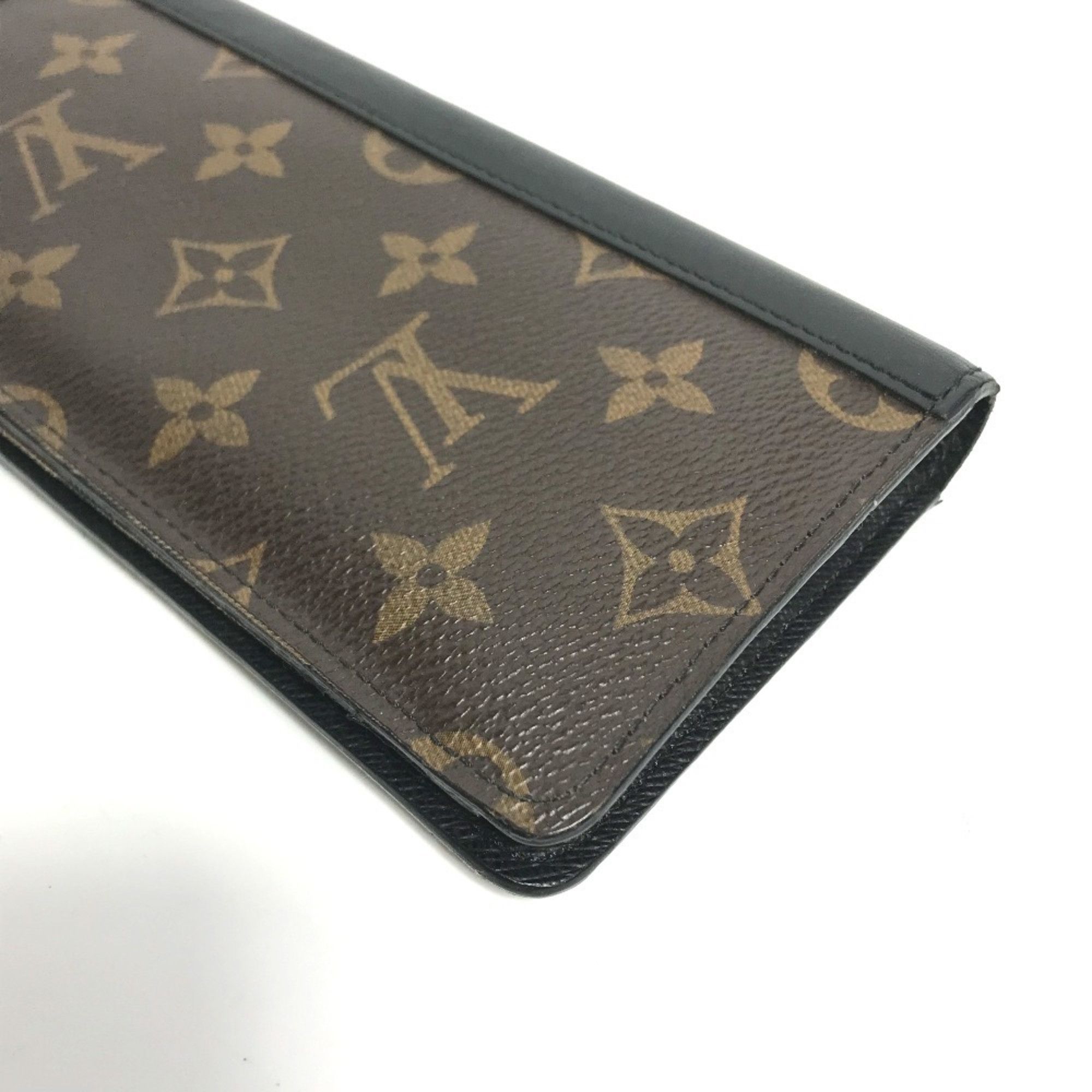 Louis Vuitton LOUIS VUITTON M93800 Monogram Macassar Portefeuille Tanon Bi-fold Long Wallet Canvas Men's Brown Size ONE SIZE - 5 Thumbnail