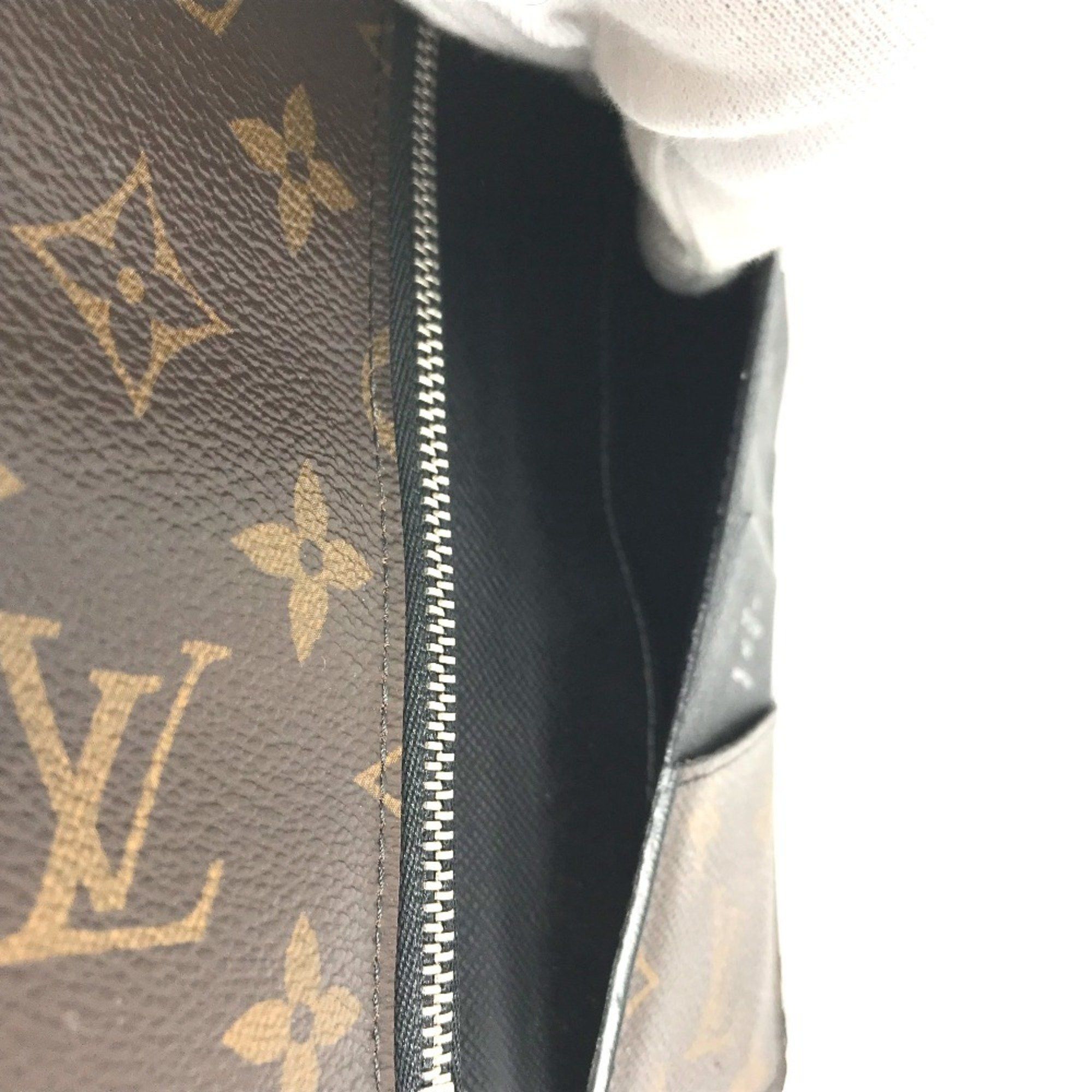 Louis Vuitton LOUIS VUITTON M93800 Monogram Macassar Portefeuille Tanon Bi-fold Long Wallet Canvas Men's Brown Size ONE SIZE - 15 Thumbnail