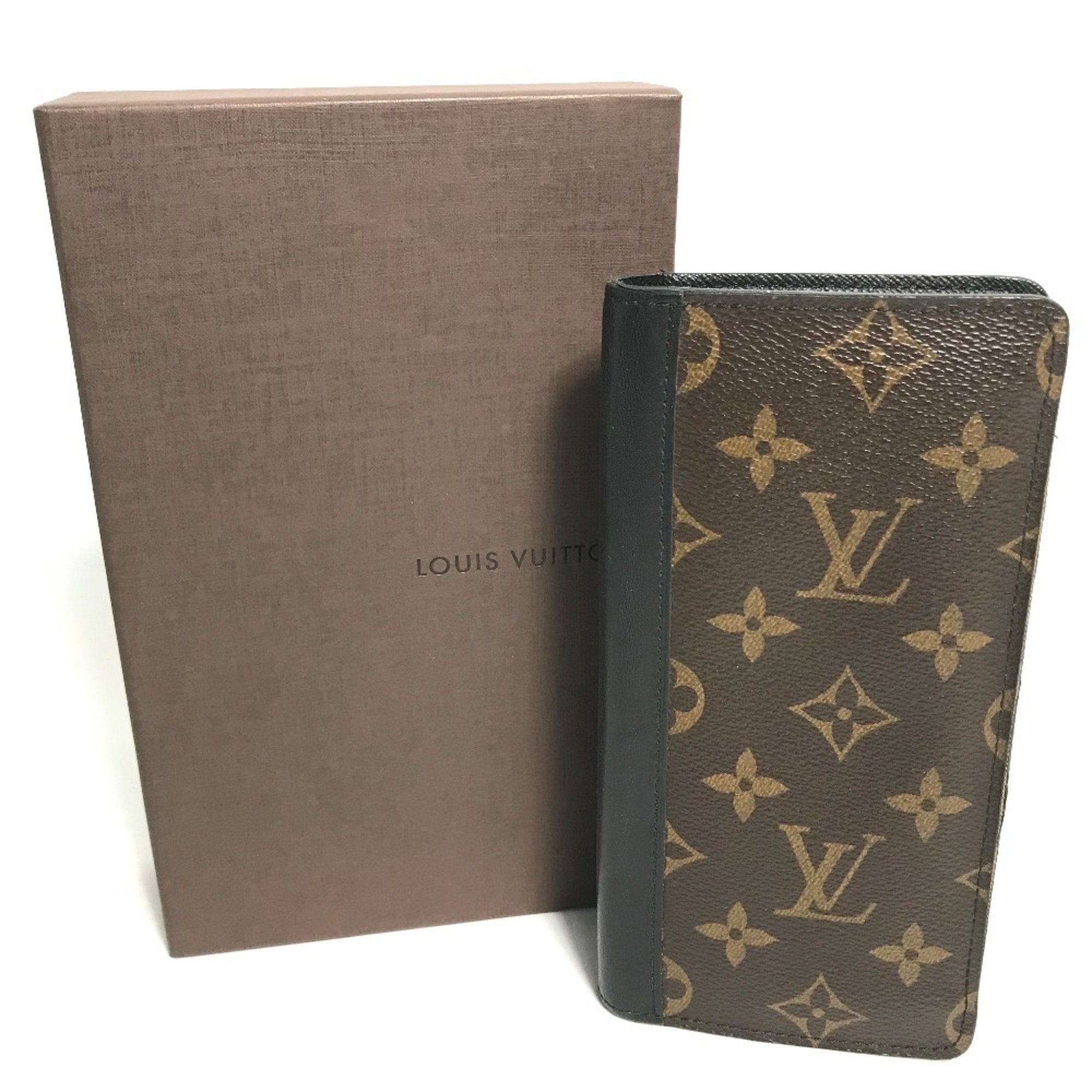 Louis Vuitton LOUIS VUITTON M93800 Monogram Macassar Portefeuille Tanon Bi-fold Long Wallet Canvas Men's Brown Size ONE SIZE - 2 Thumbnail
