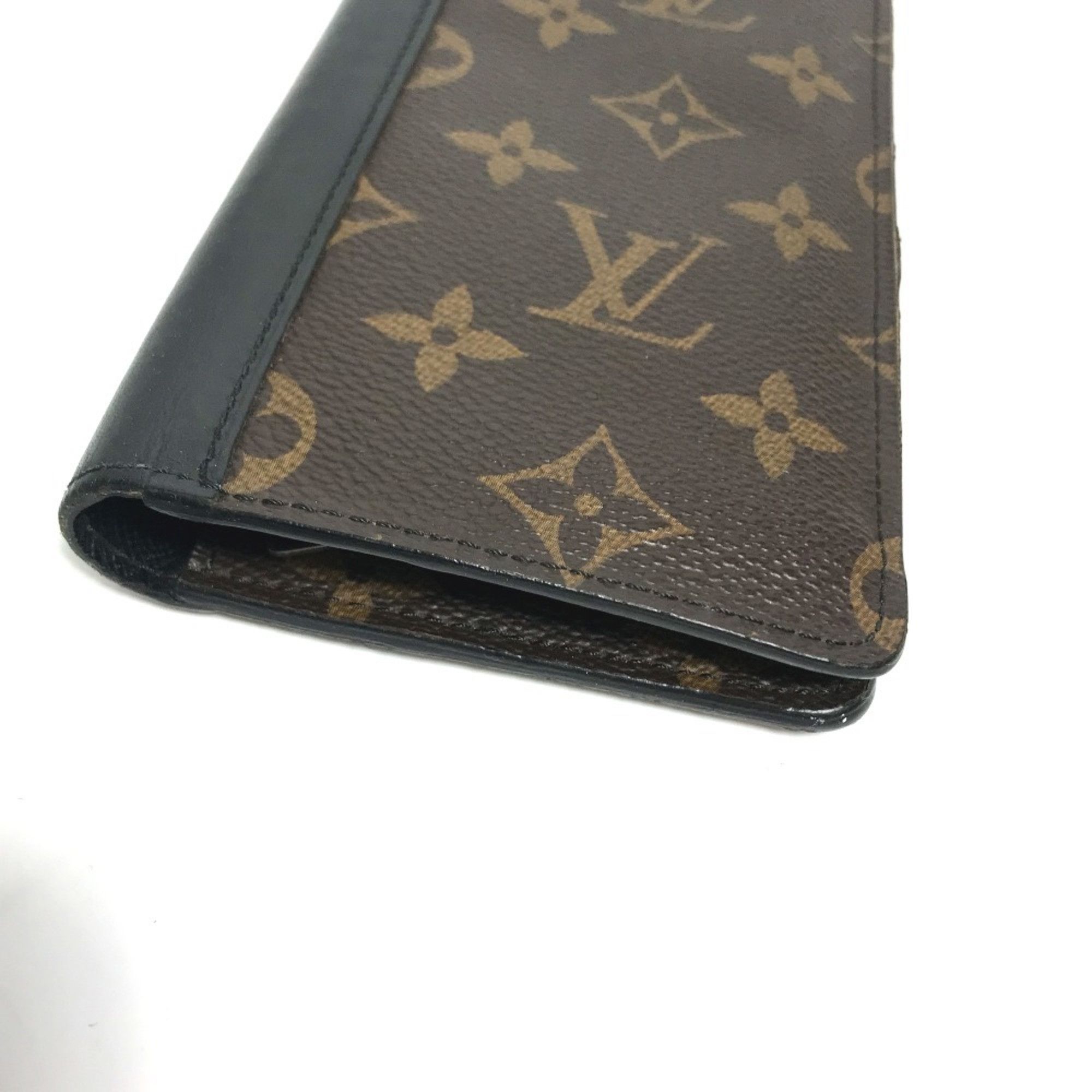 Louis Vuitton LOUIS VUITTON M93800 Monogram Macassar Portefeuille Tanon Bi-fold Long Wallet Canvas Men's Brown Size ONE SIZE - 3 Thumbnail