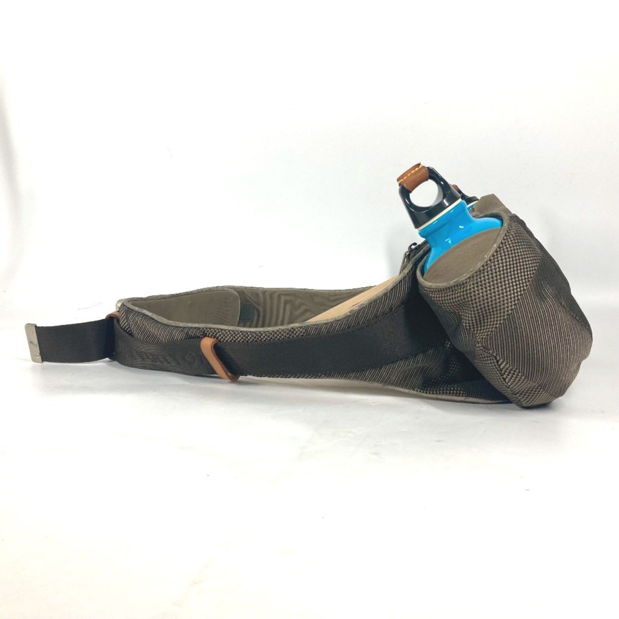 Louis Vuitton LOUIS VUITTON M93211 Damier Geant Santur Jogging Belt Bag with 2 Water Bottles Body Canvas Men's Beige Size ONE SIZE - 3 Thumbnail