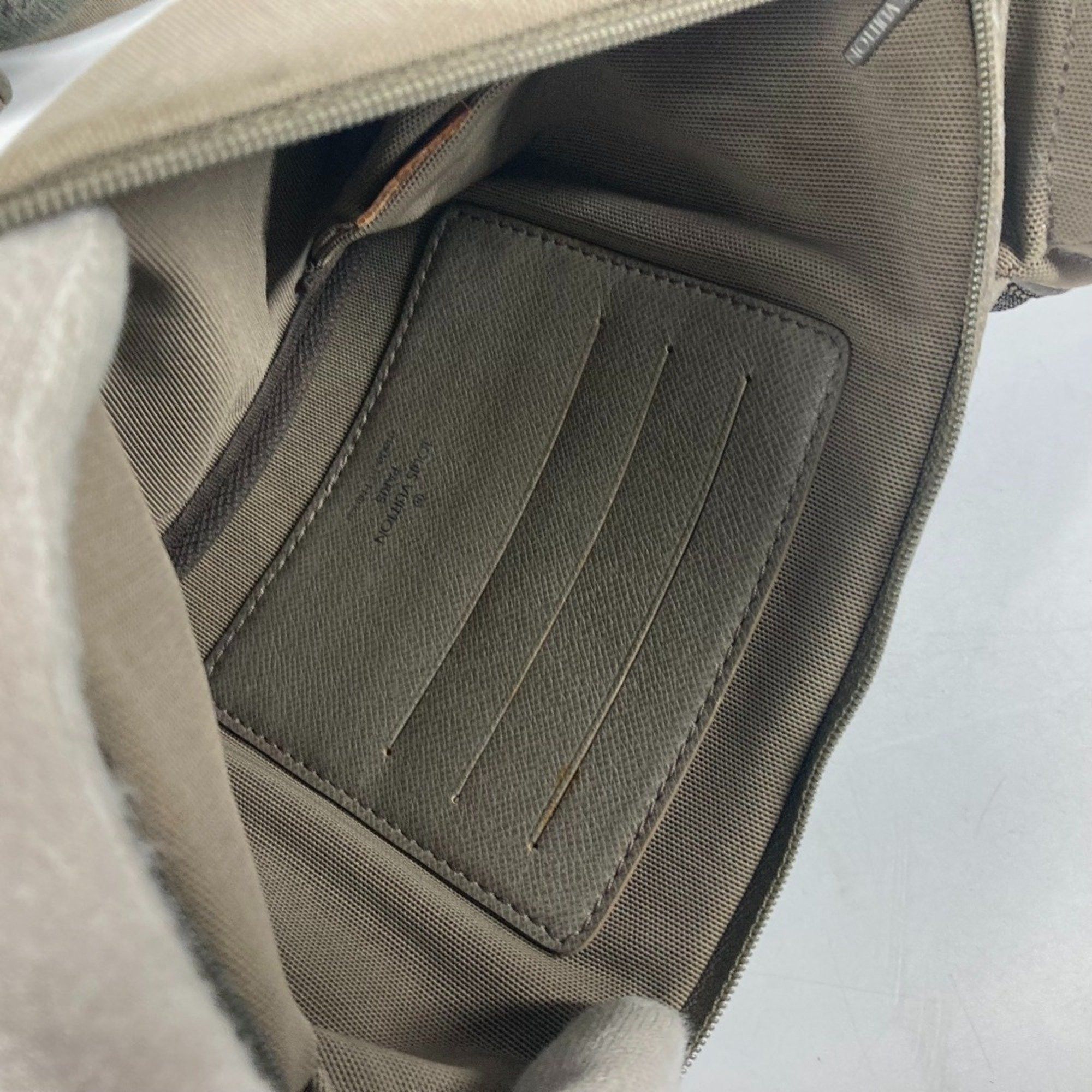 Louis Vuitton LOUIS VUITTON M93211 Damier Geant Santur Jogging Belt Bag with 2 Water Bottles Body Canvas Men's Beige Size ONE SIZE - 10 Thumbnail